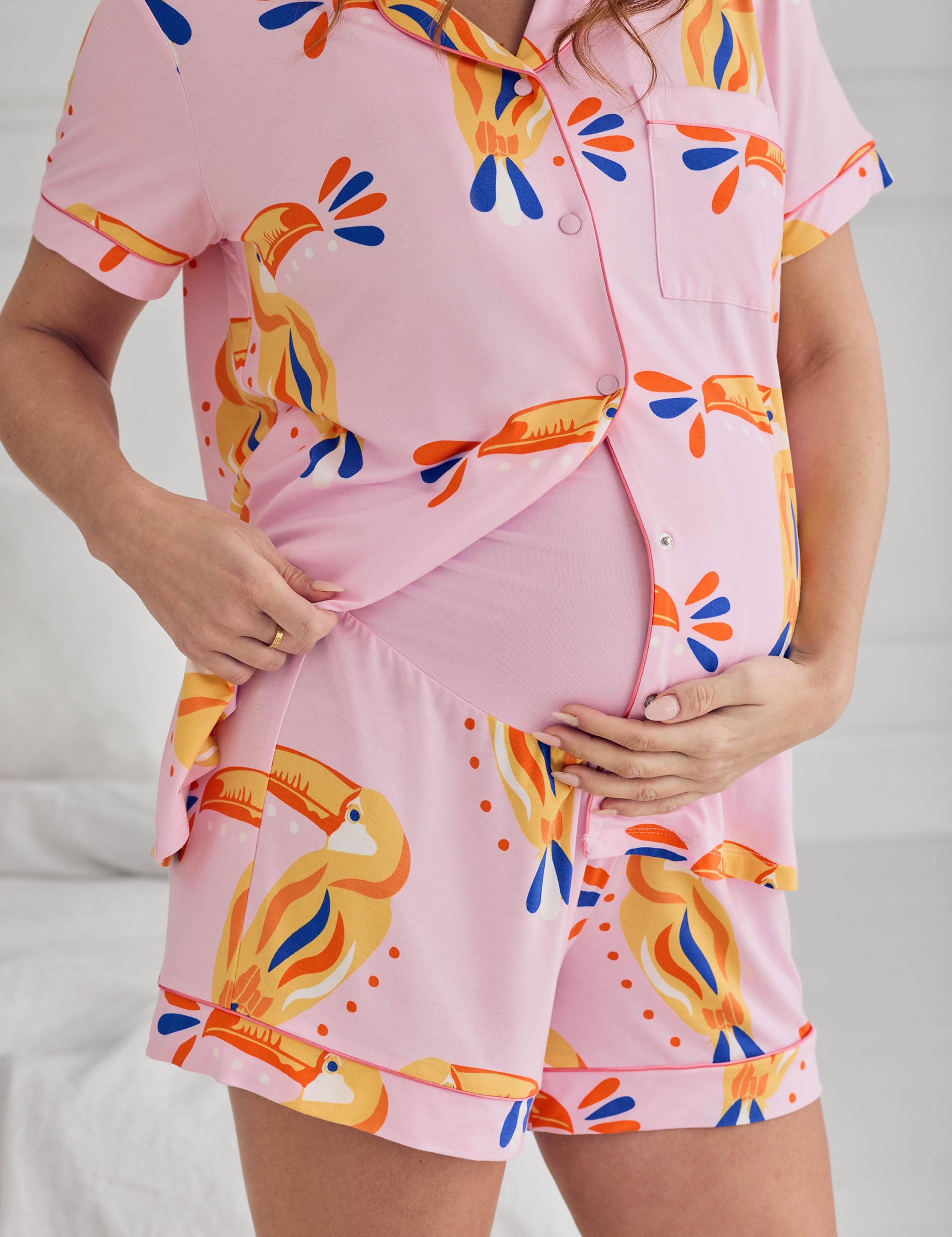 Modal Rich Maternity Toucan Shortie Set 3 of 4