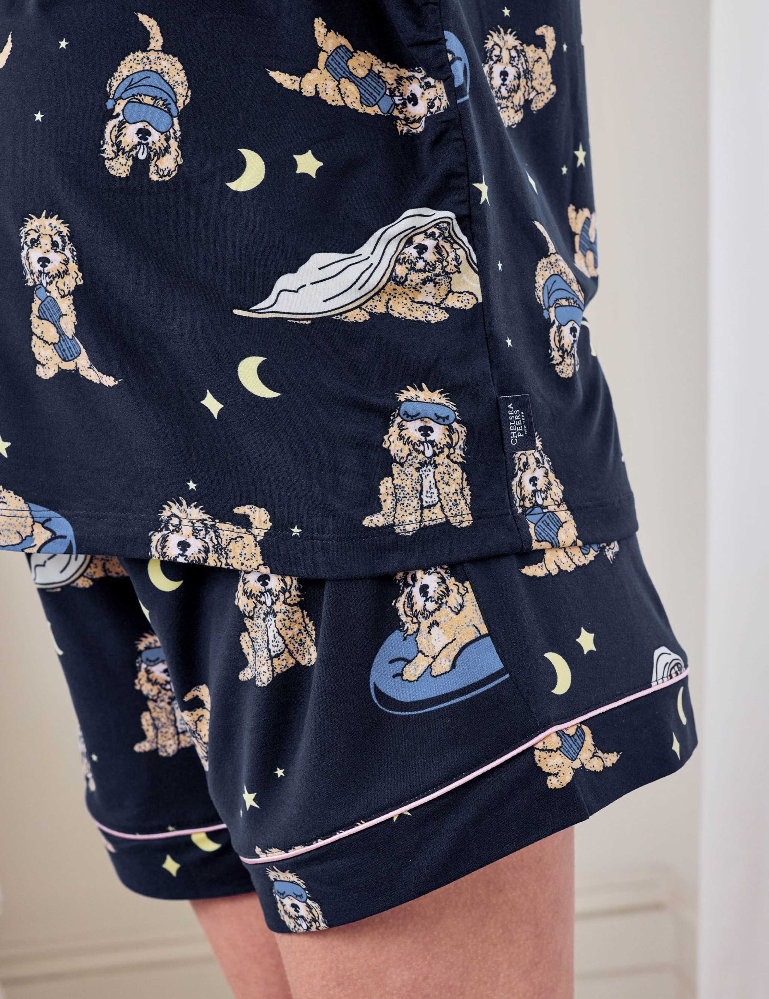 Maternity Bedtime Dog Printed Shortie Set 4 of 5