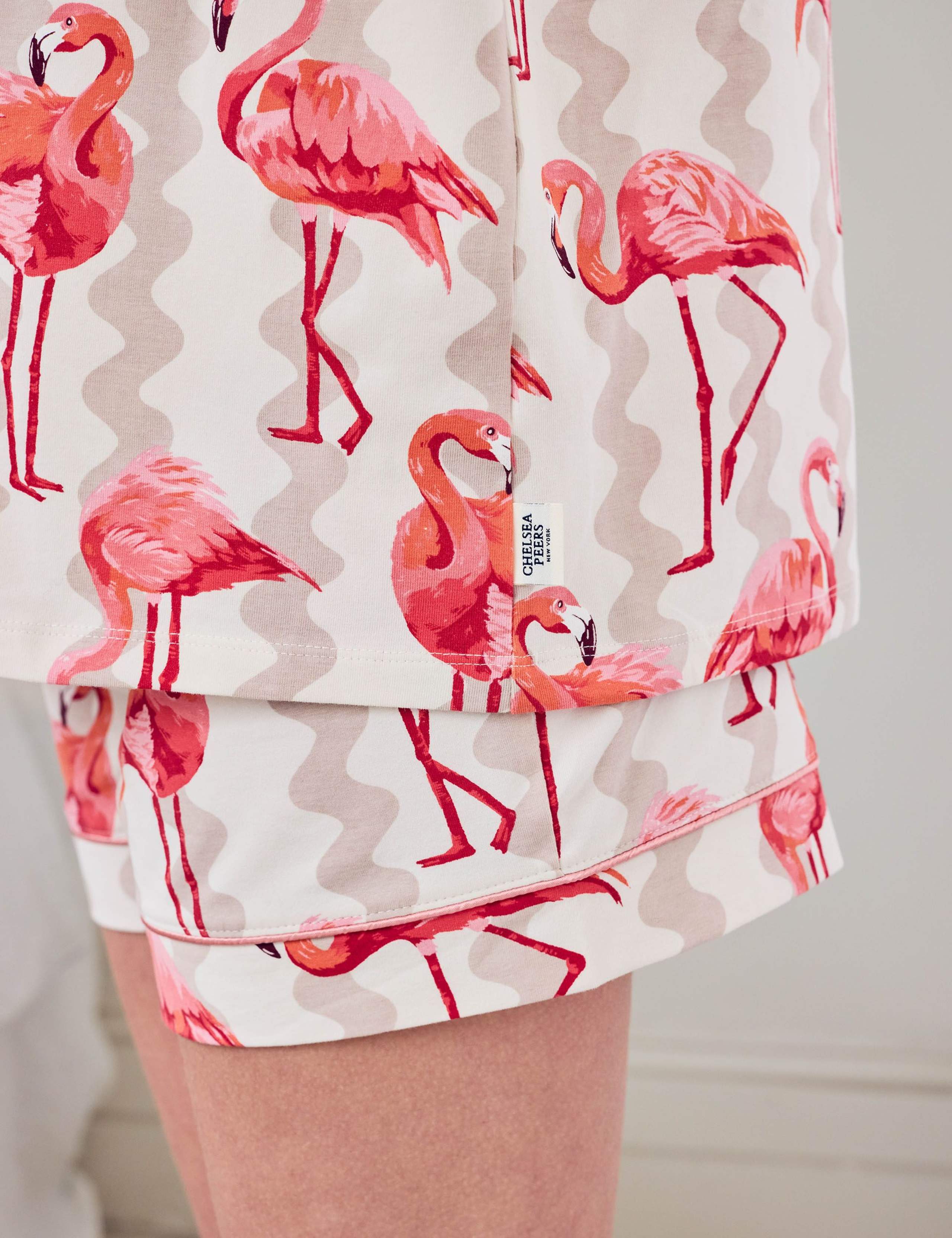 Maternity Cotton Rich Flamingo Shortie Set 5 of 5