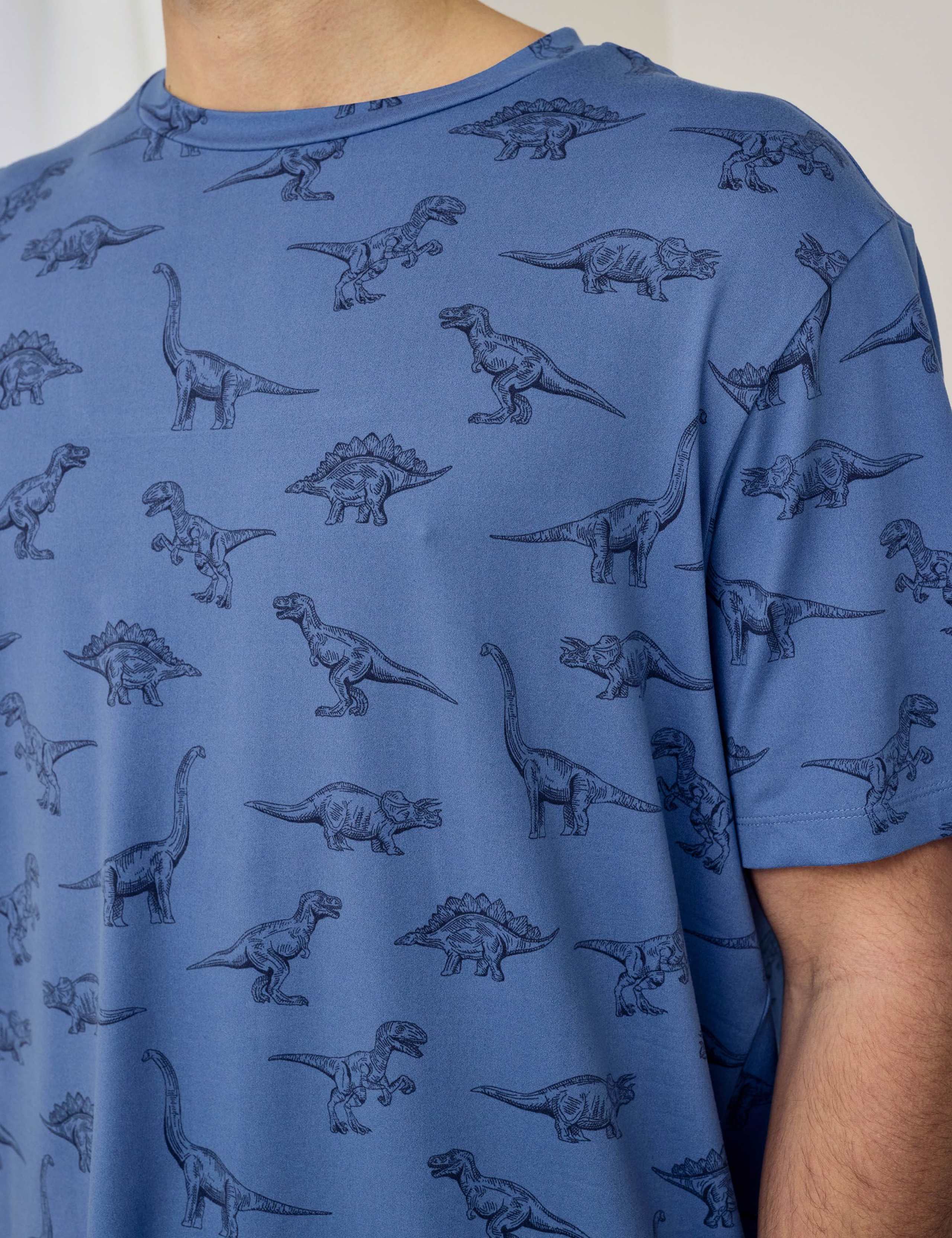 Dinosaur Print Short Pyjama Set 4 of 5