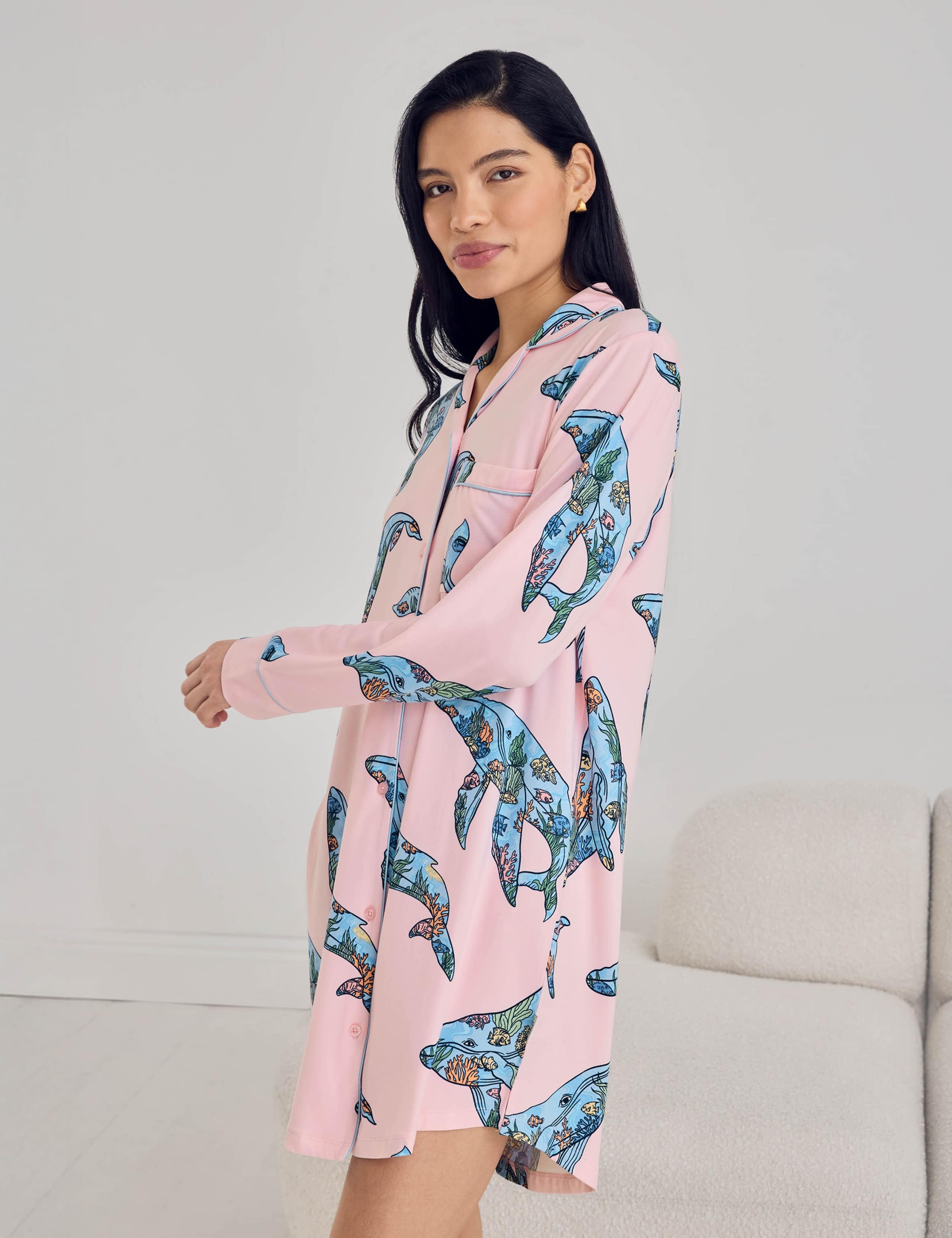 Whale Print Nightshirt 3 of 6