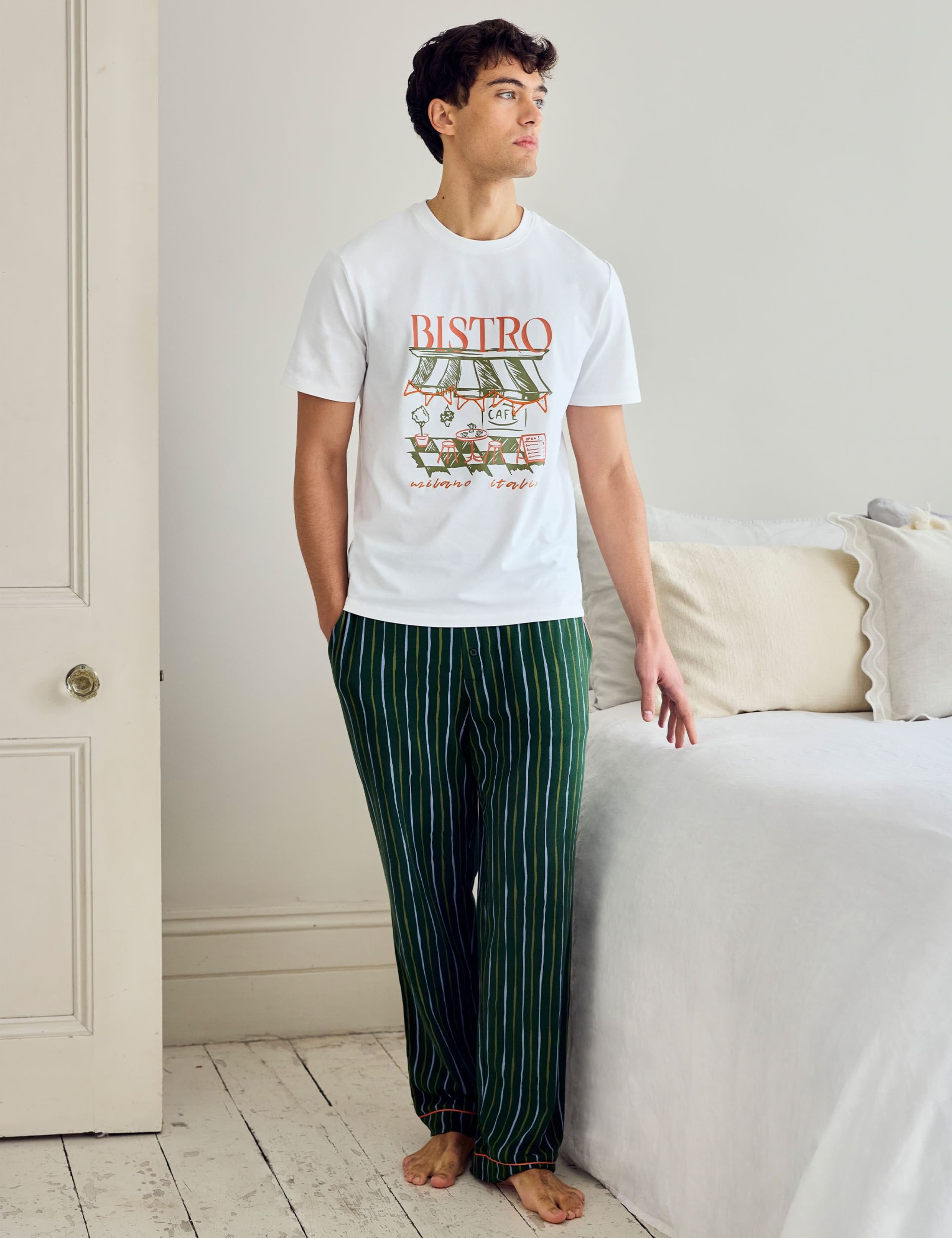 Cotton Rich Bistro Pyjama Set 1 of 6
