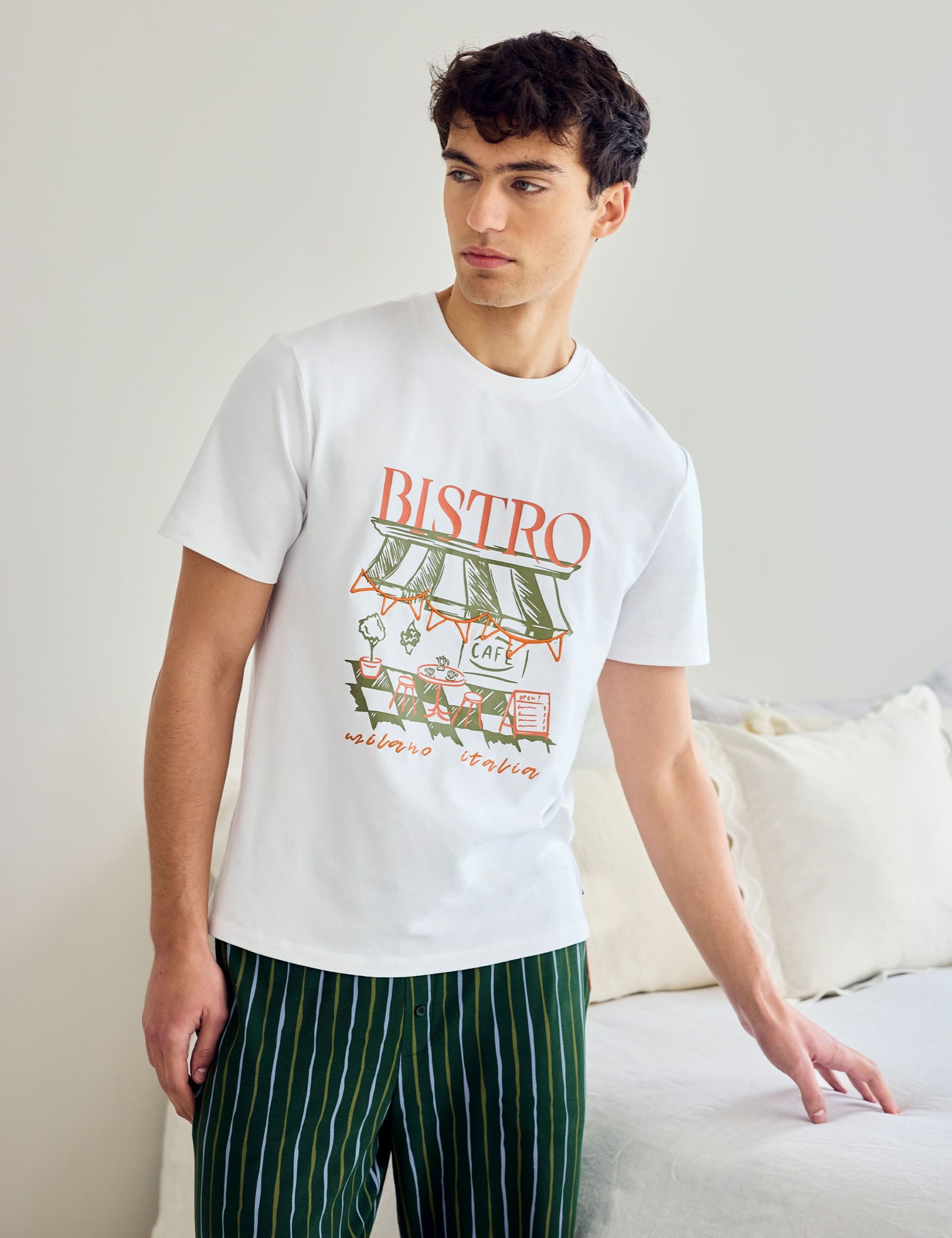 Cotton Rich Bistro Pyjama Set 2 of 6