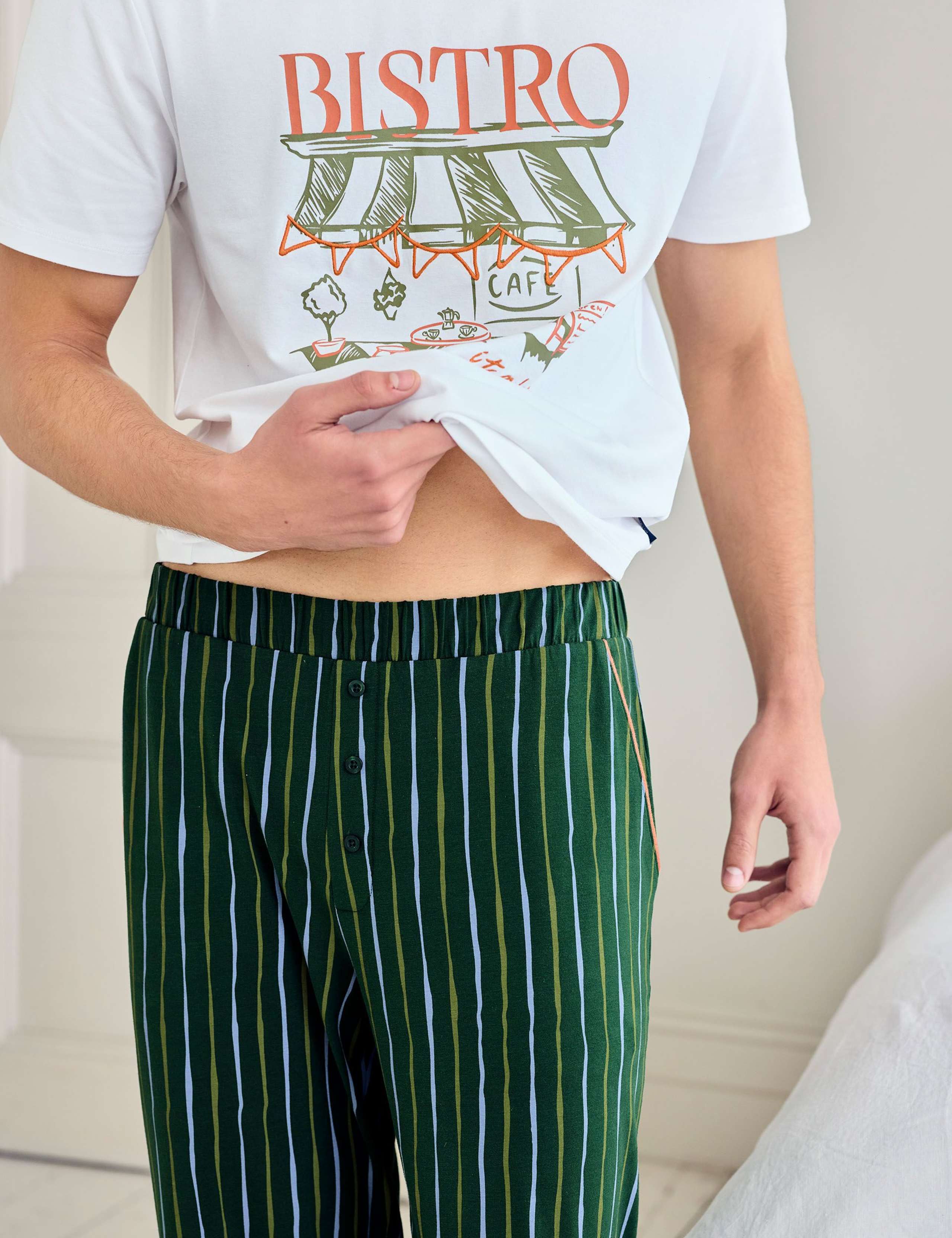 Cotton Rich Bistro Pyjama Set 4 of 6