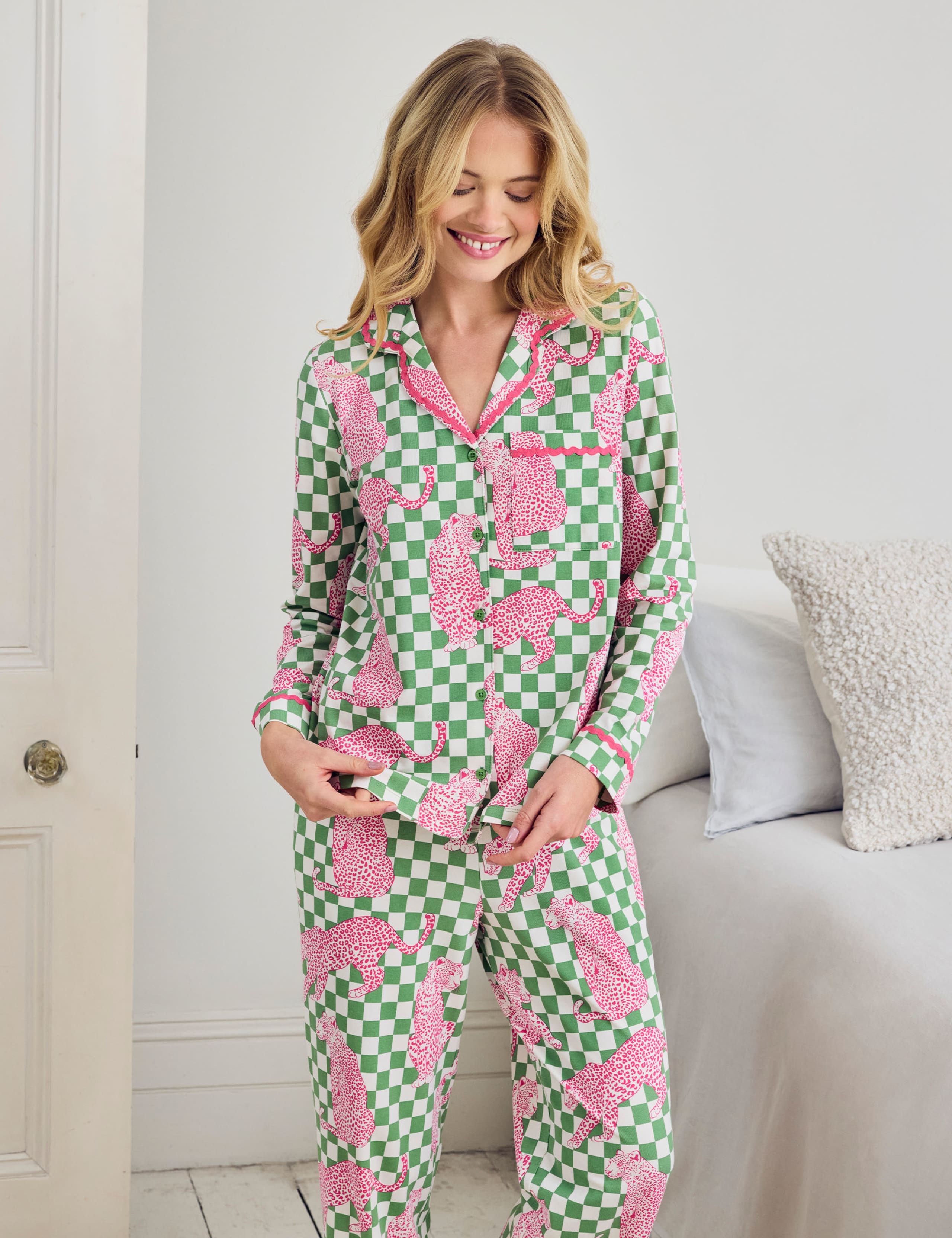 Cotton Rich Print Pyjama Set 3 of 6