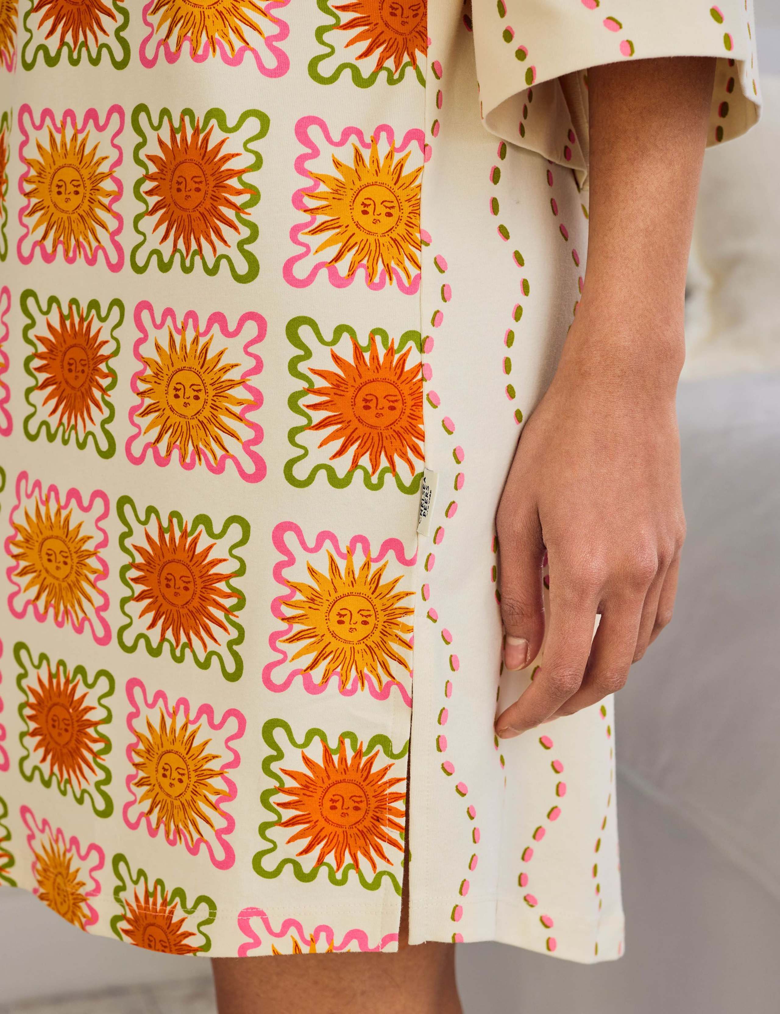 Cotton Rich Sunshine Tile Print Nightshirt 6 of 6