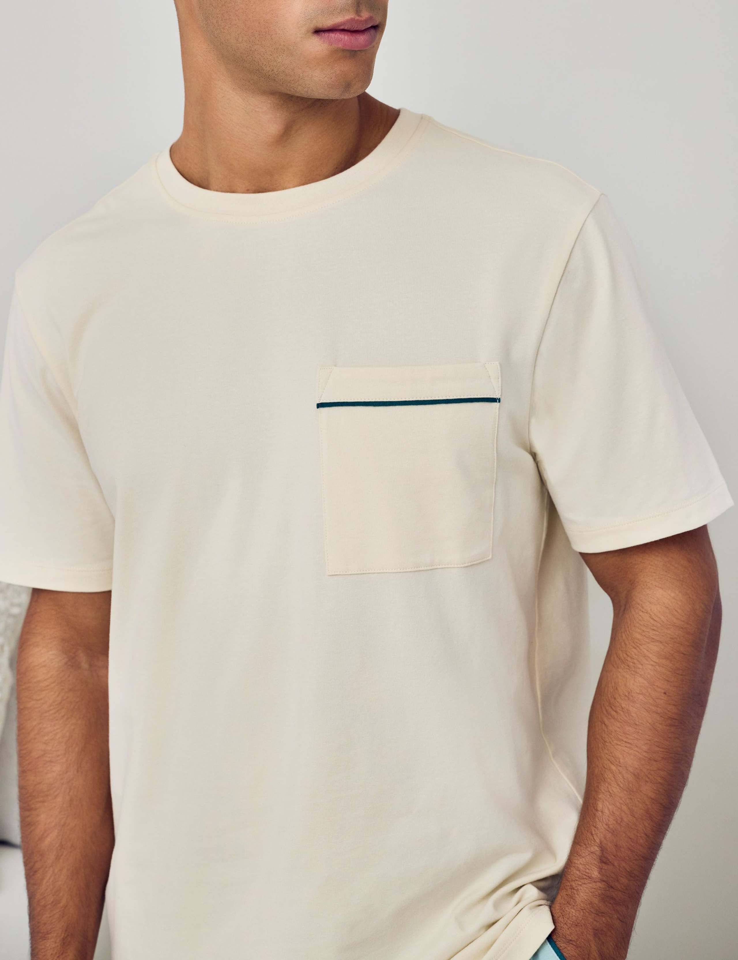 Cotton Rich Printed Pyjama Set 4 of 5