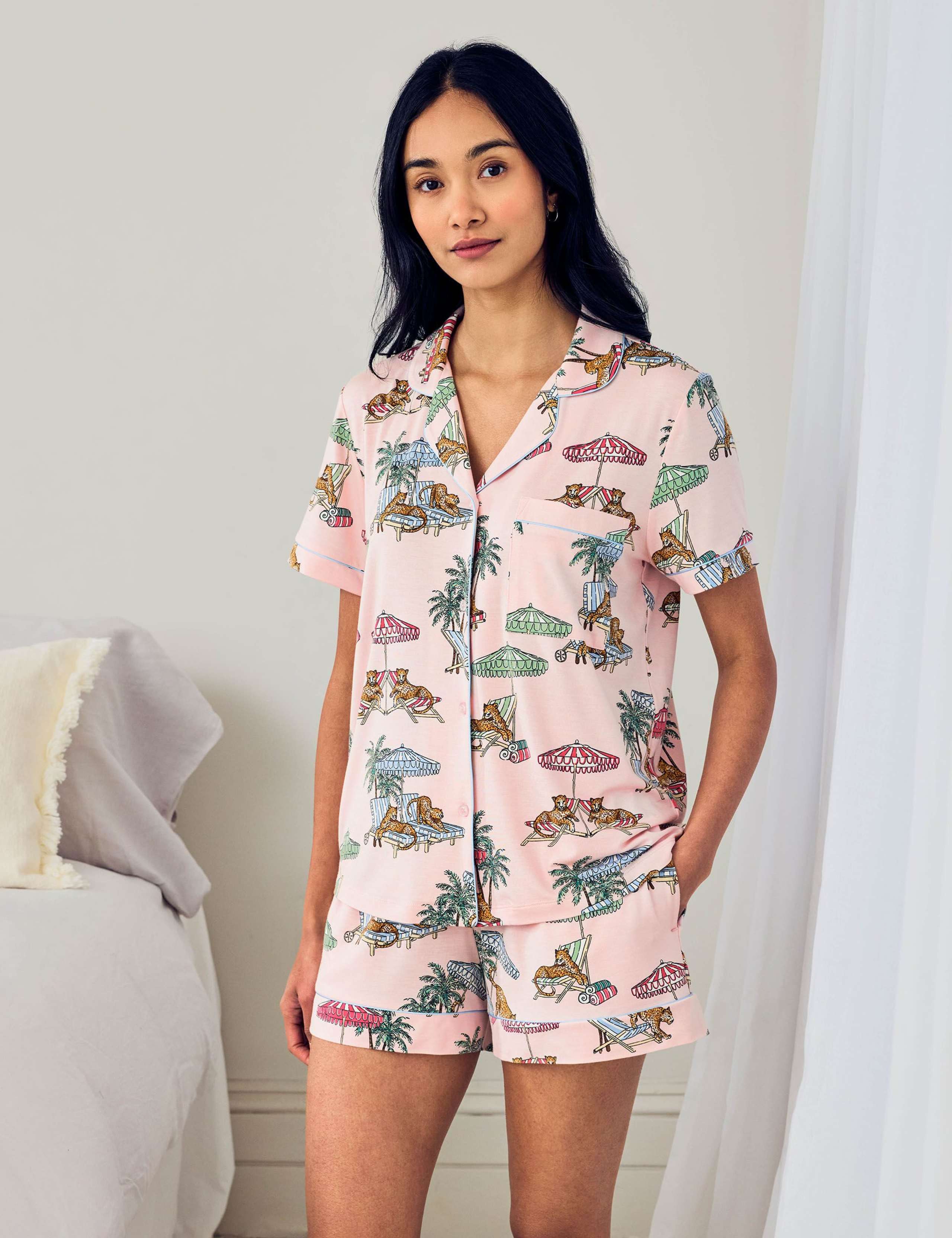 Modal Rich Printed Revere Shortie Set 1 of 5