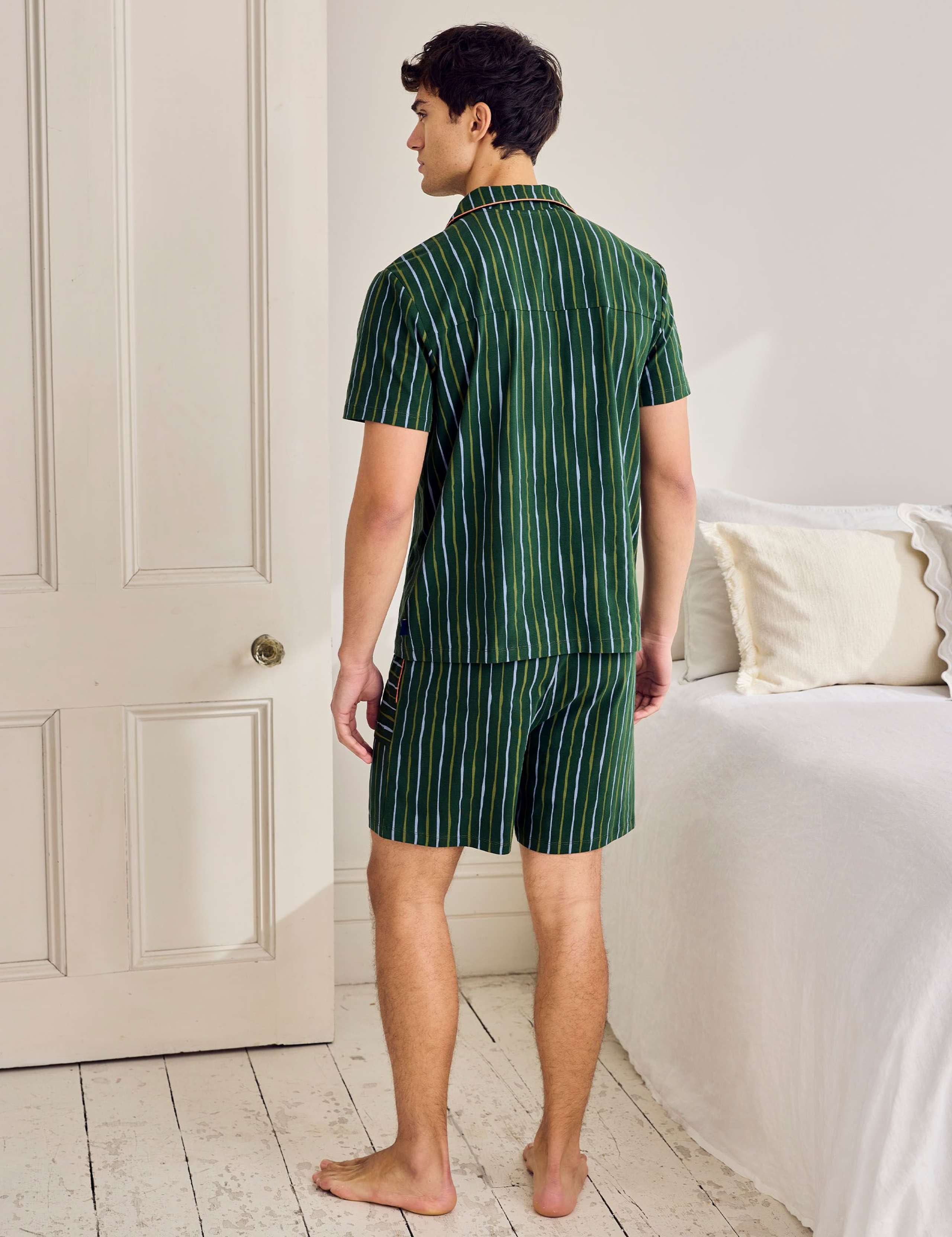 Cotton Rich Striped Pyjama Set 5 of 6