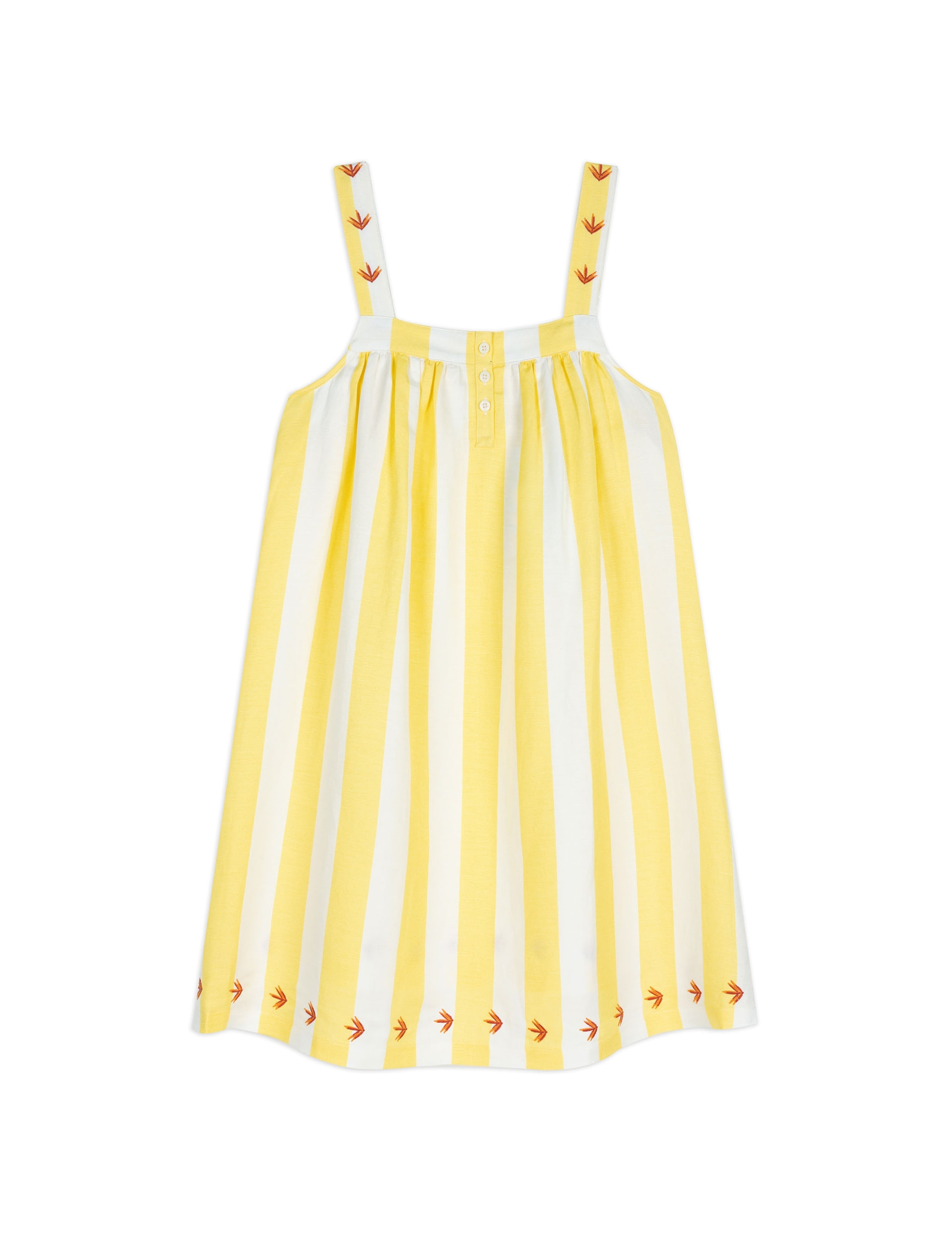 Linen Rich Striped Chemise 7 of 7