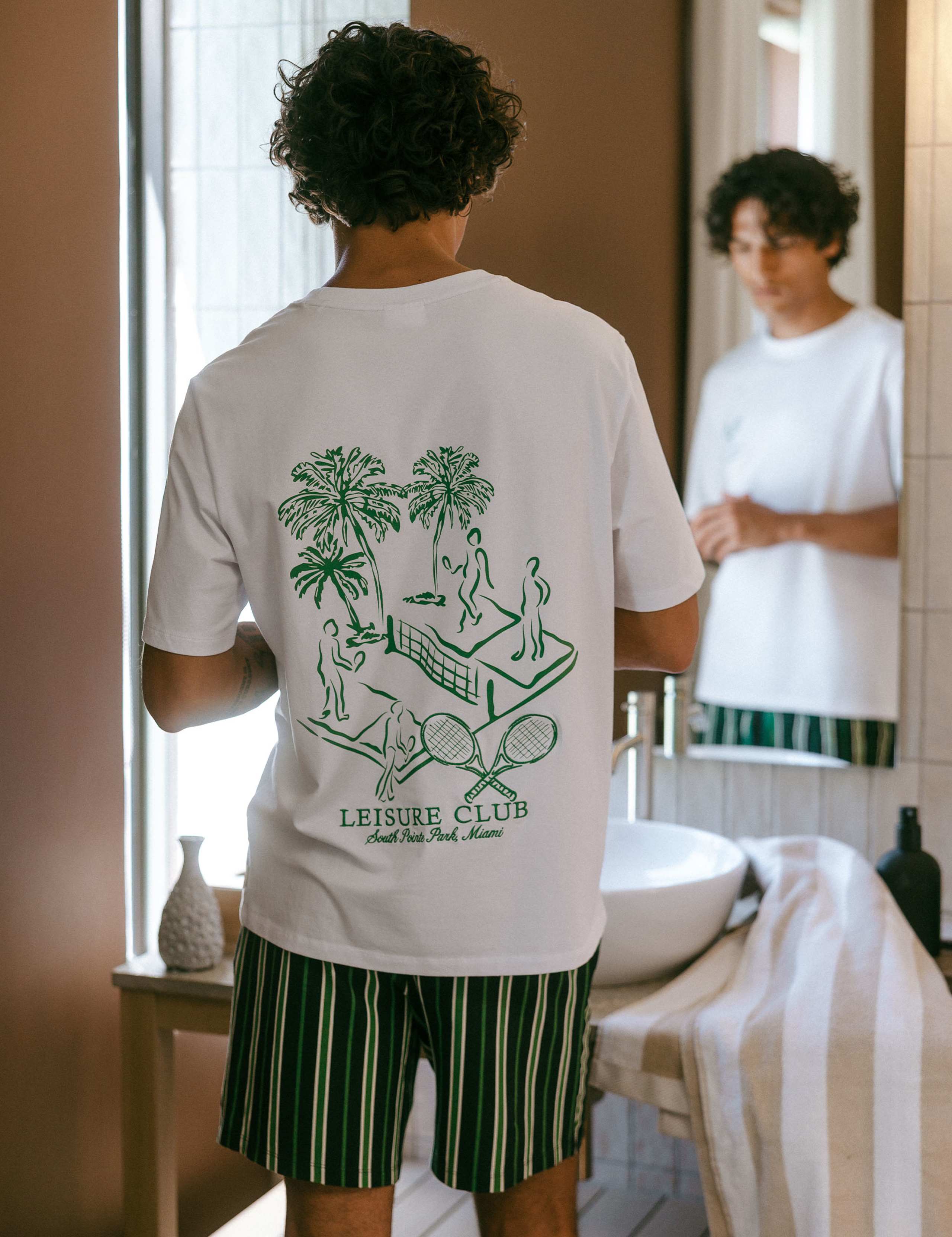 Crew Neck T-Shirt and Shorts Pyjama Set 2 of 8