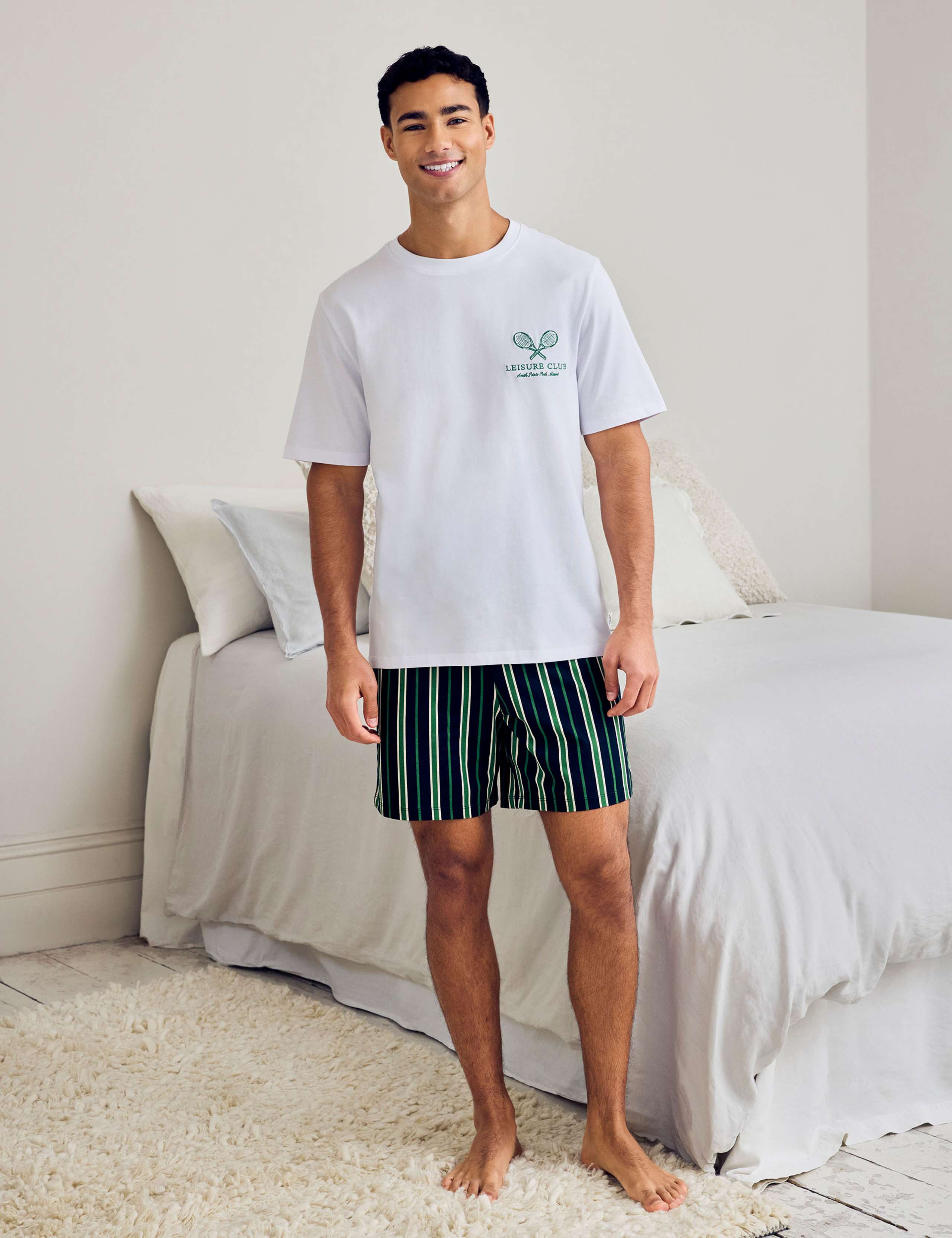 Crew Neck T-Shirt and Shorts Pyjama Set 3 of 8