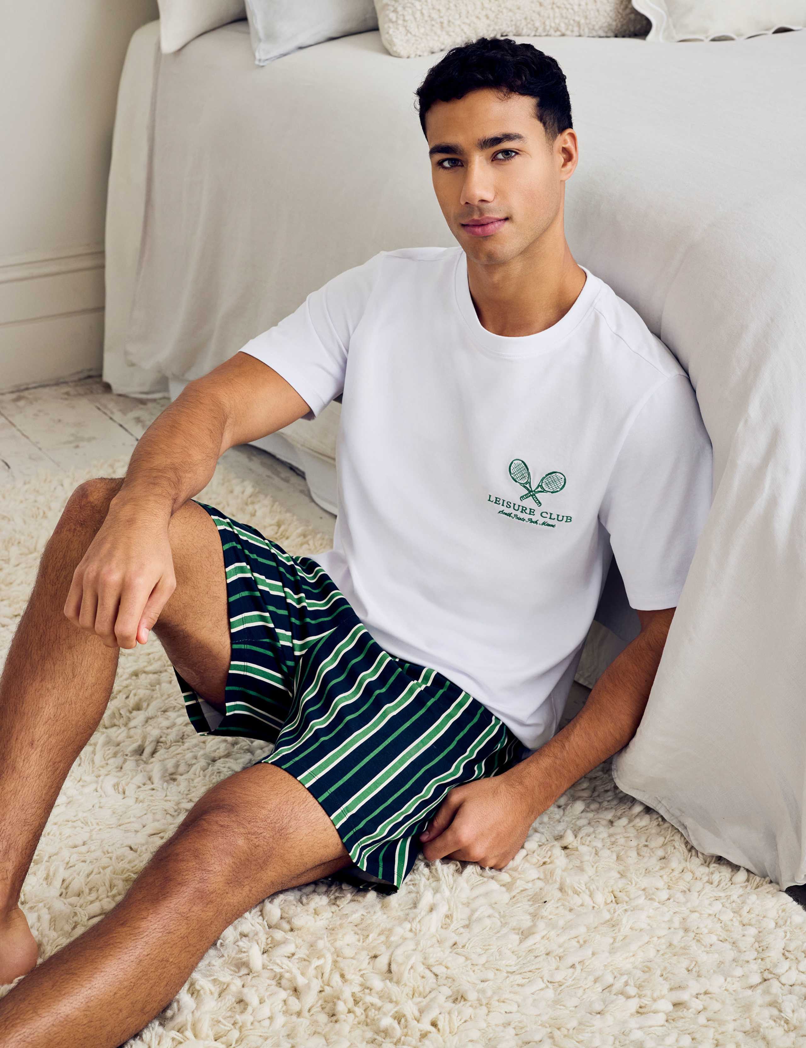 Crew Neck T-Shirt and Shorts Pyjama Set 6 of 8