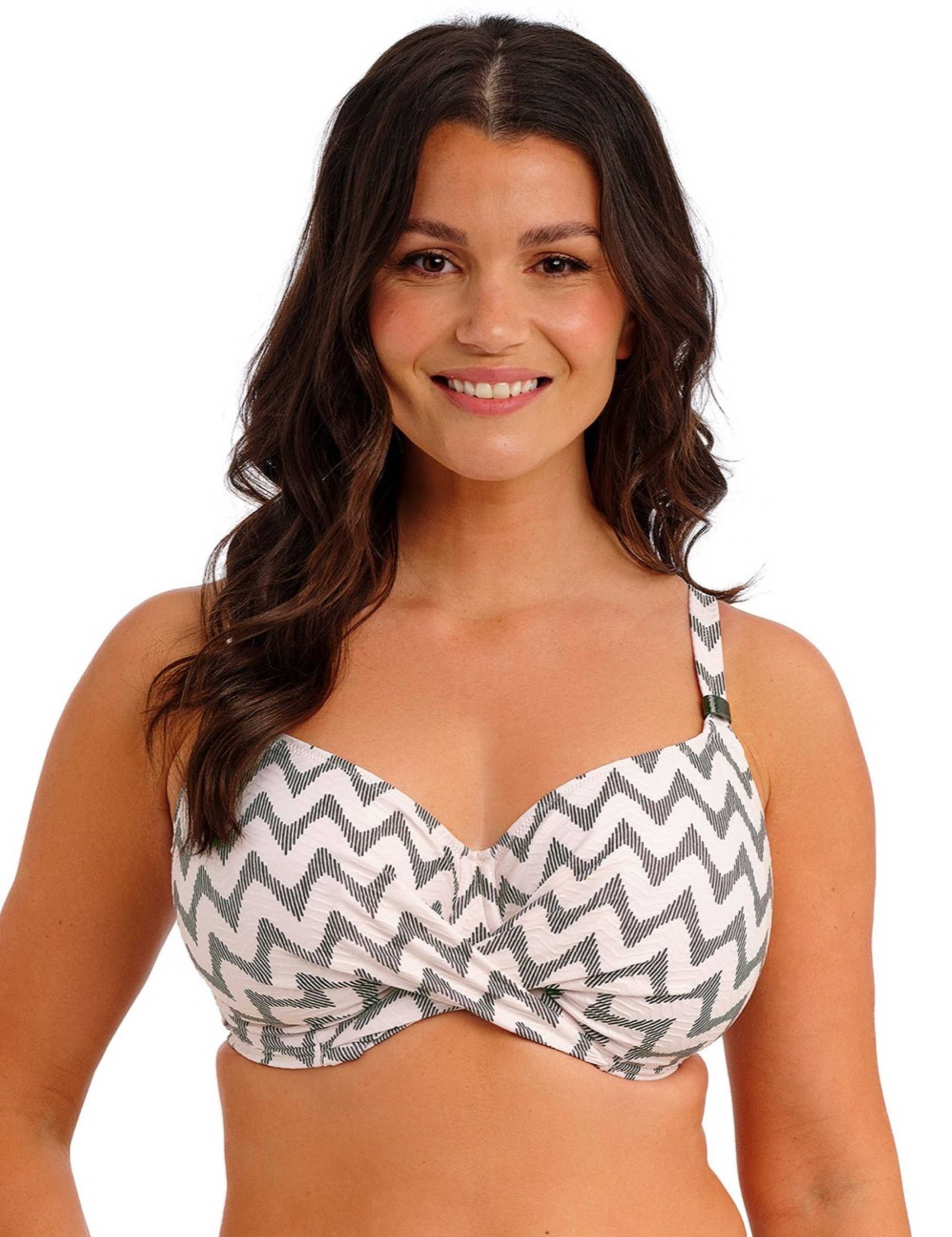 Vanuatu Wired Patterned Bikini Top 1 of 4