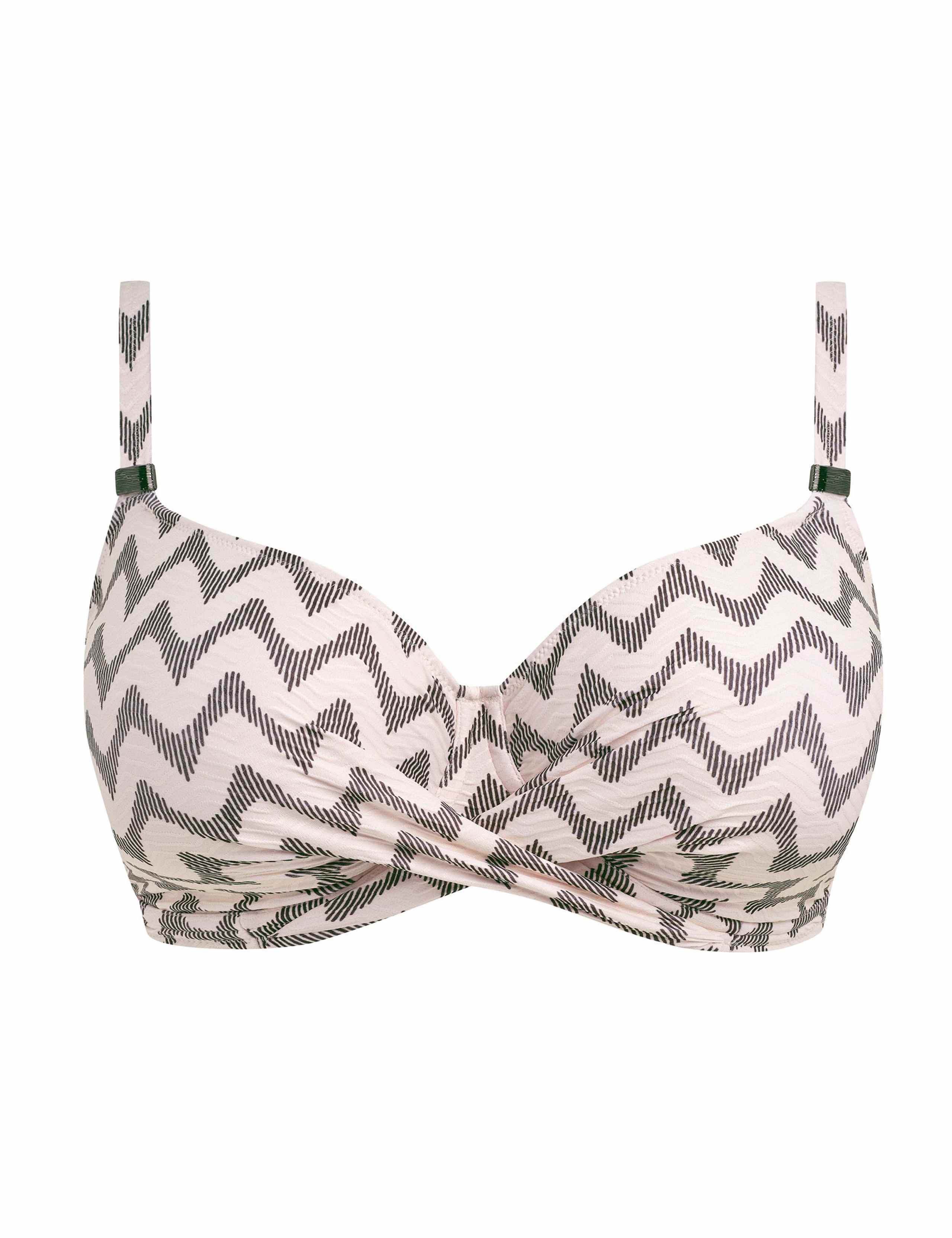 Vanuatu Wired Patterned Bikini Top 1 of 3