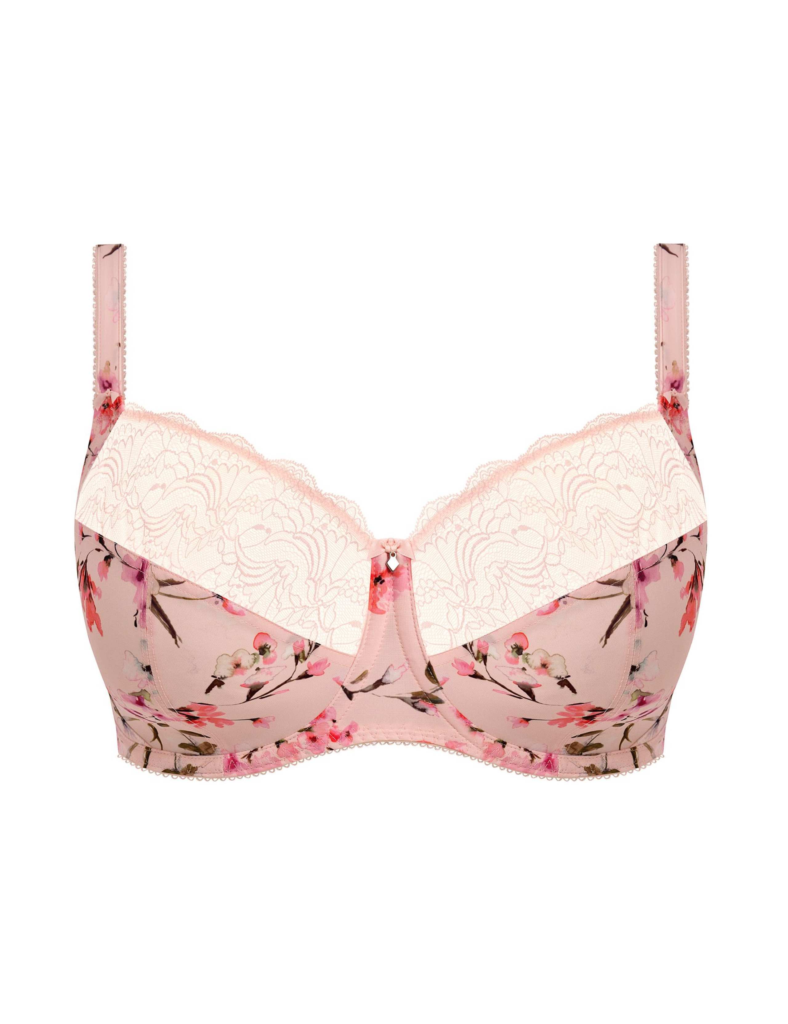 Lucia Lace Floral Wired Side Support Bra (D-J) 2 of 6