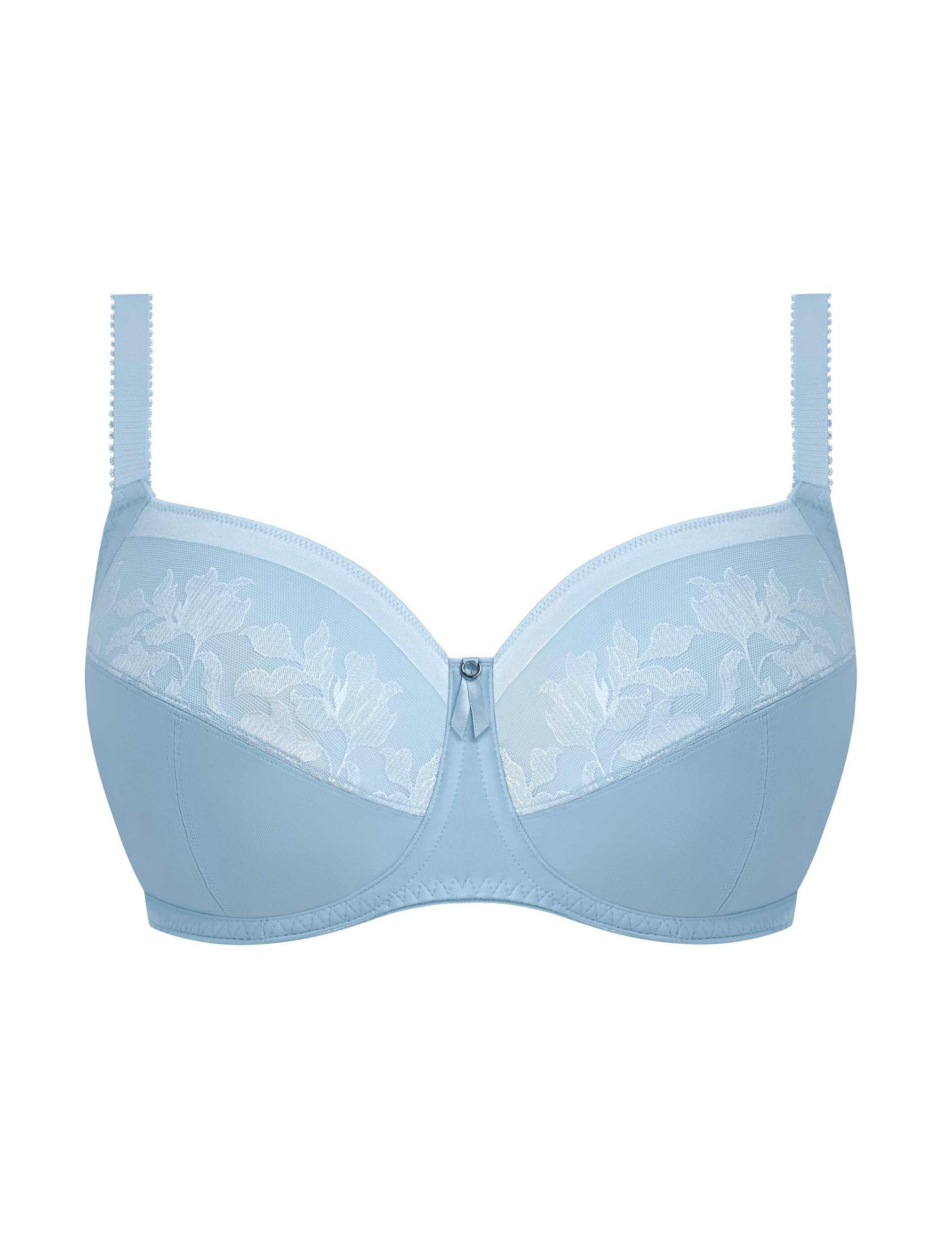 Illusion Lace Trim Wired Side Support Bra D-J 2 of 6