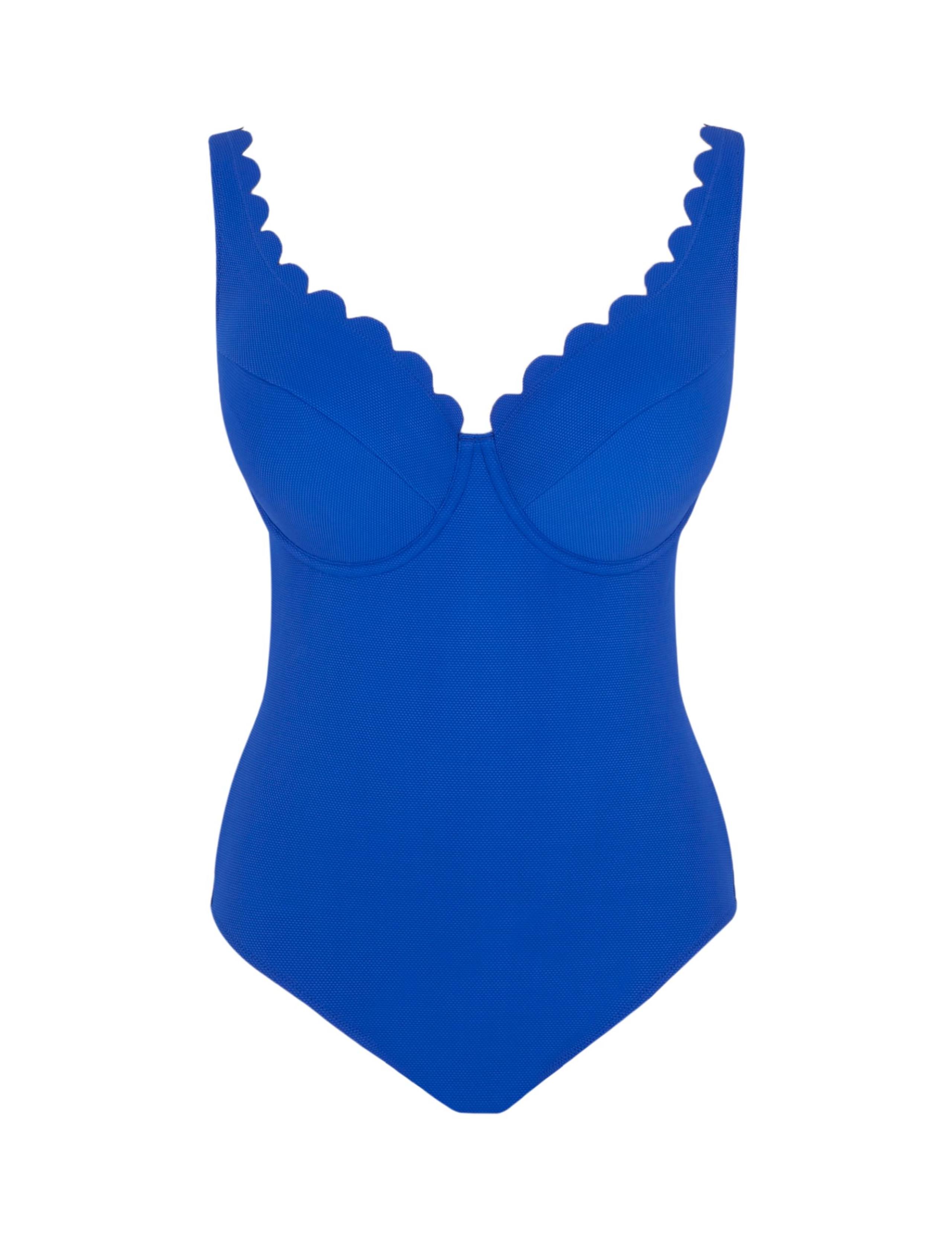 Spirit Rita Scalloped Wired Plunge Swimsuit 2 of 4