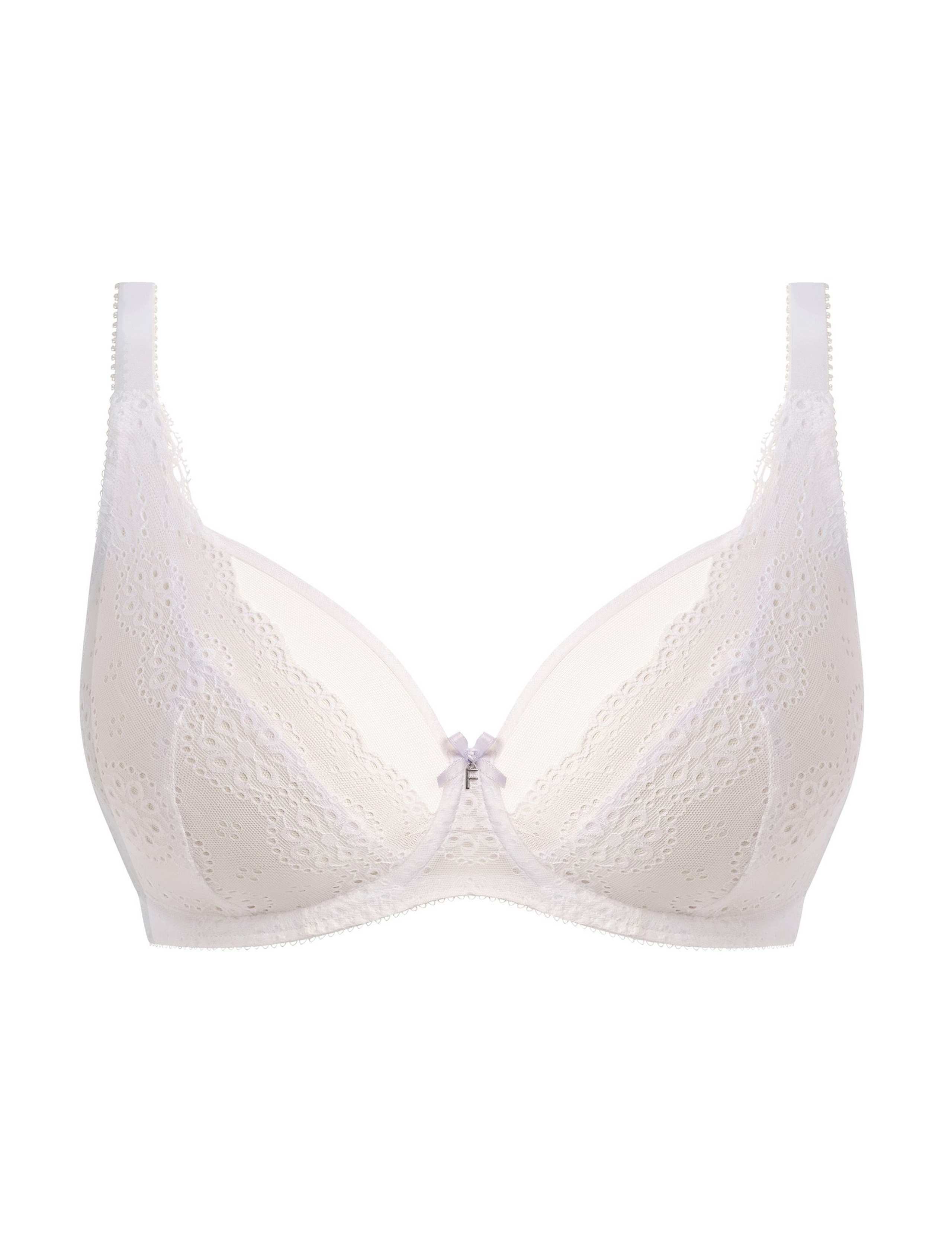 Lace Wired Plunge Bra A-E 2 of 4