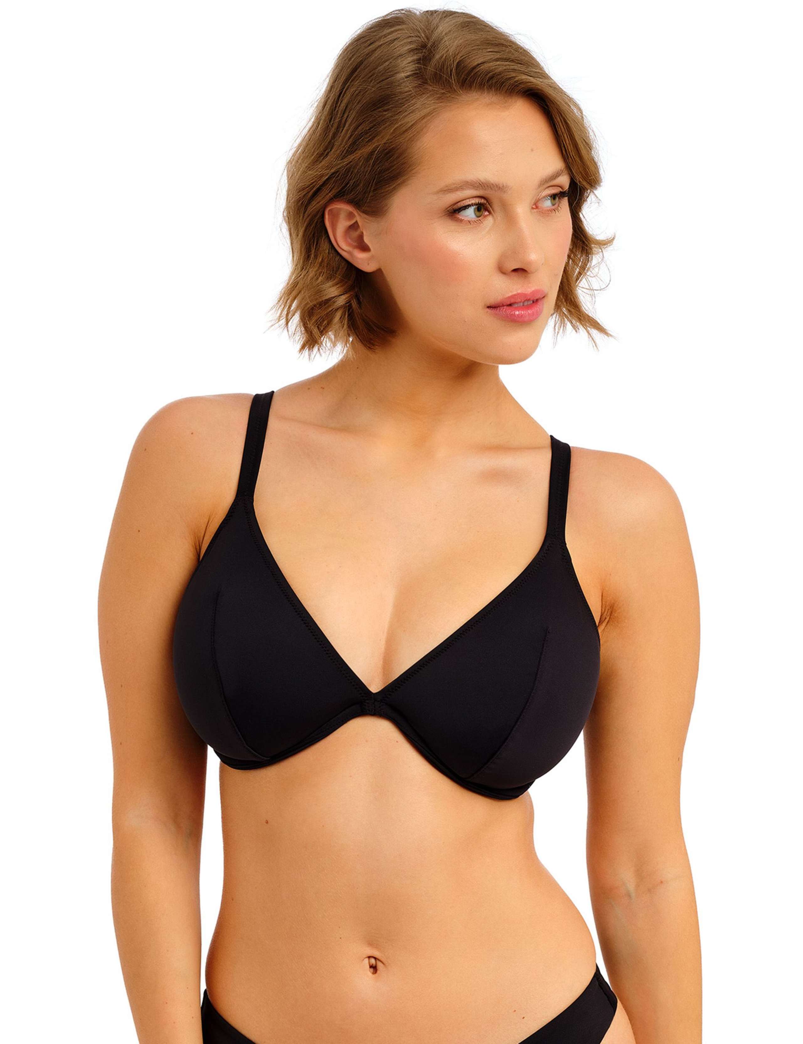 Jewel Cove Wired Plunge Bikini Top D-G 3 of 6