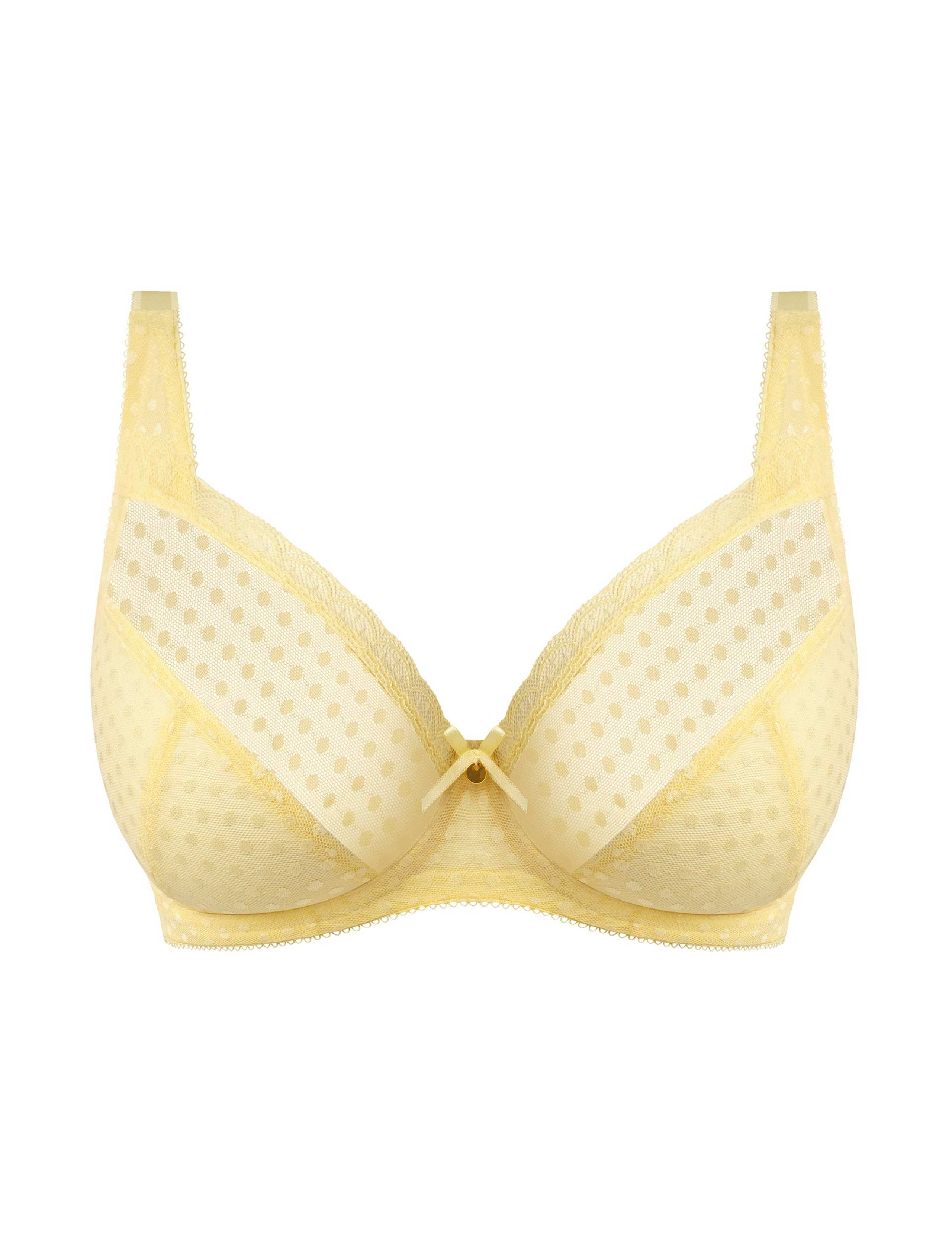 Spot-Light Mesh Wired Plunge Bra (C-GG) 2 of 6