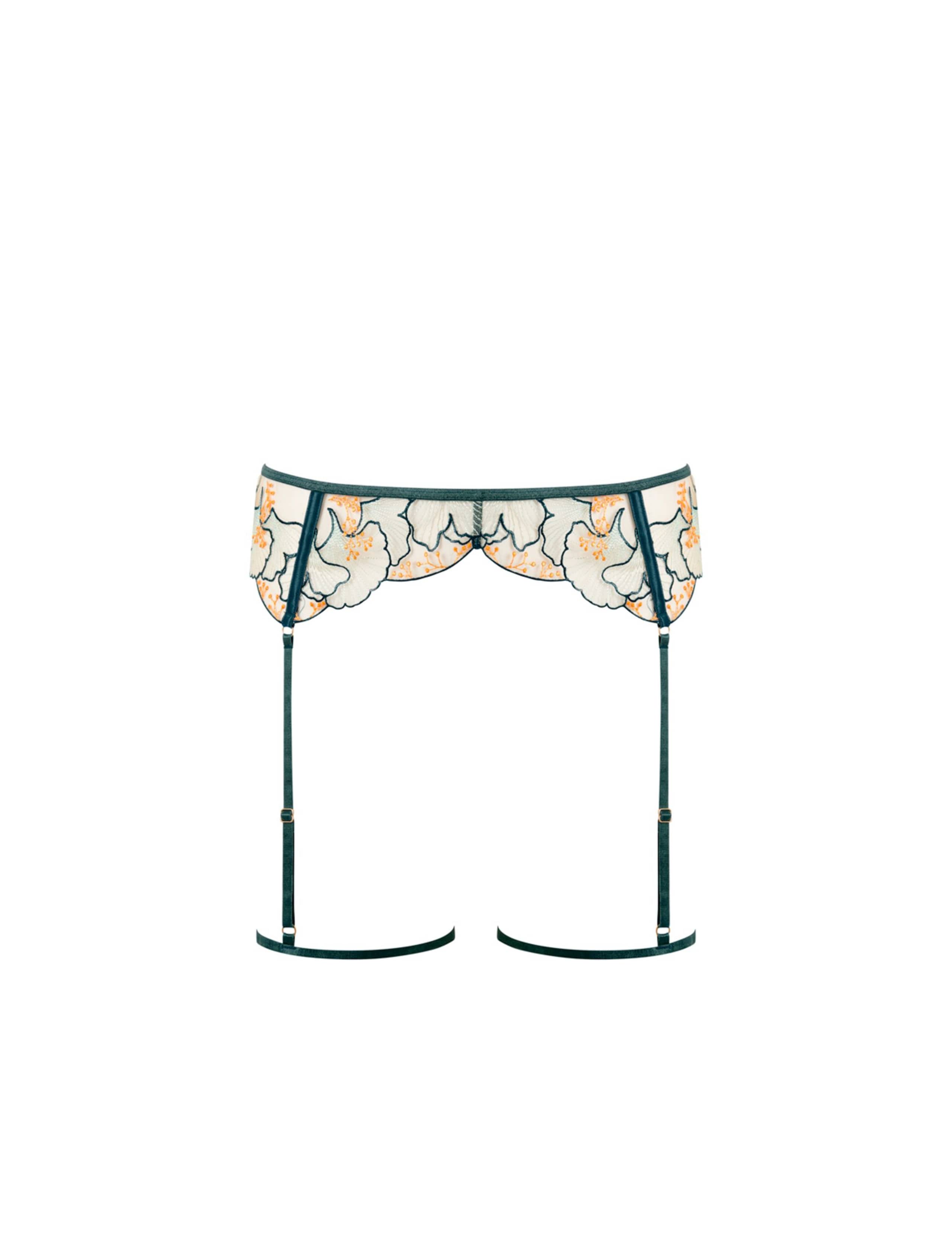 Gianna Embroidered Mesh Suspender 2 of 5
