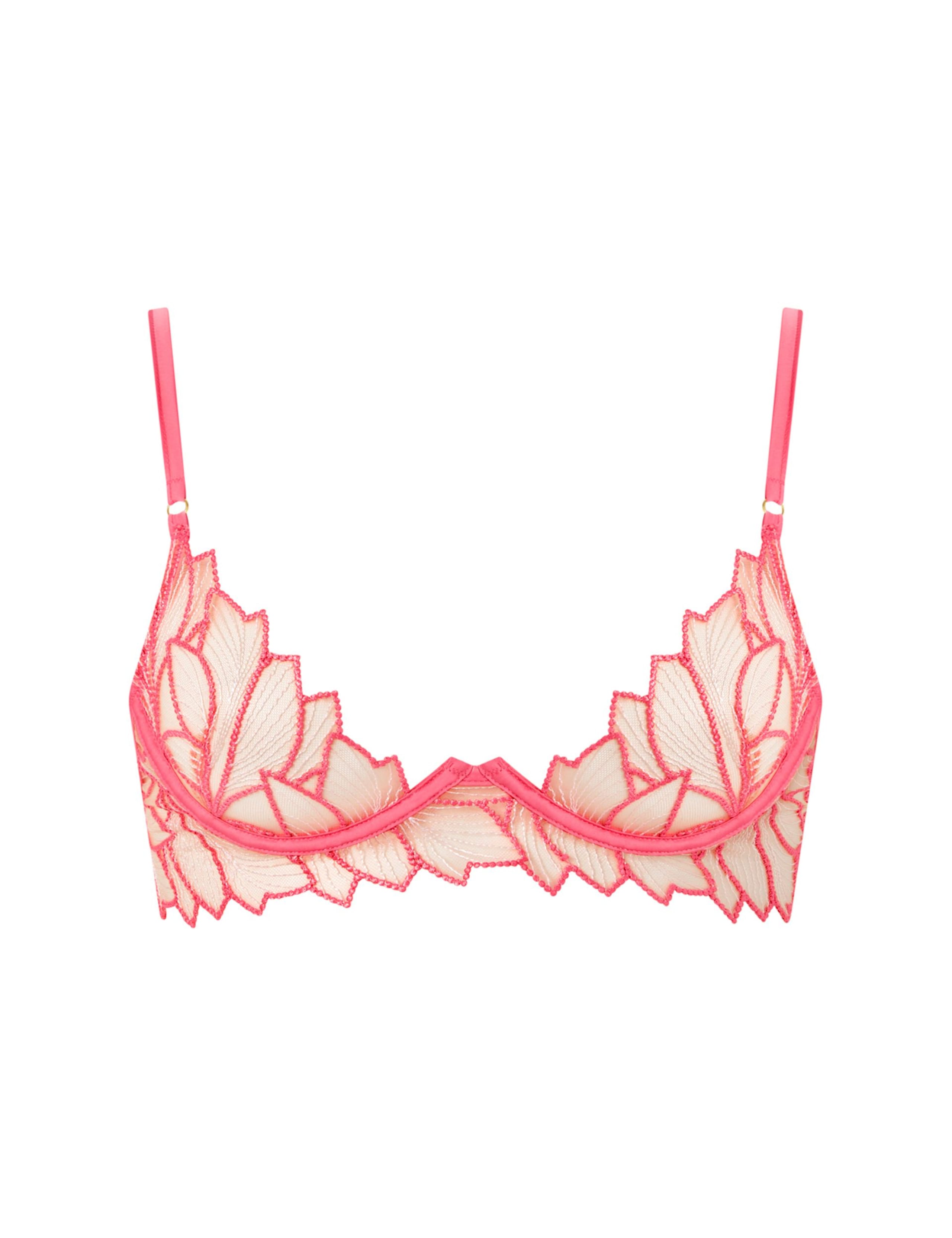 Eden Embroidered Wired Balcony Bra (B-DD) 2 of 5