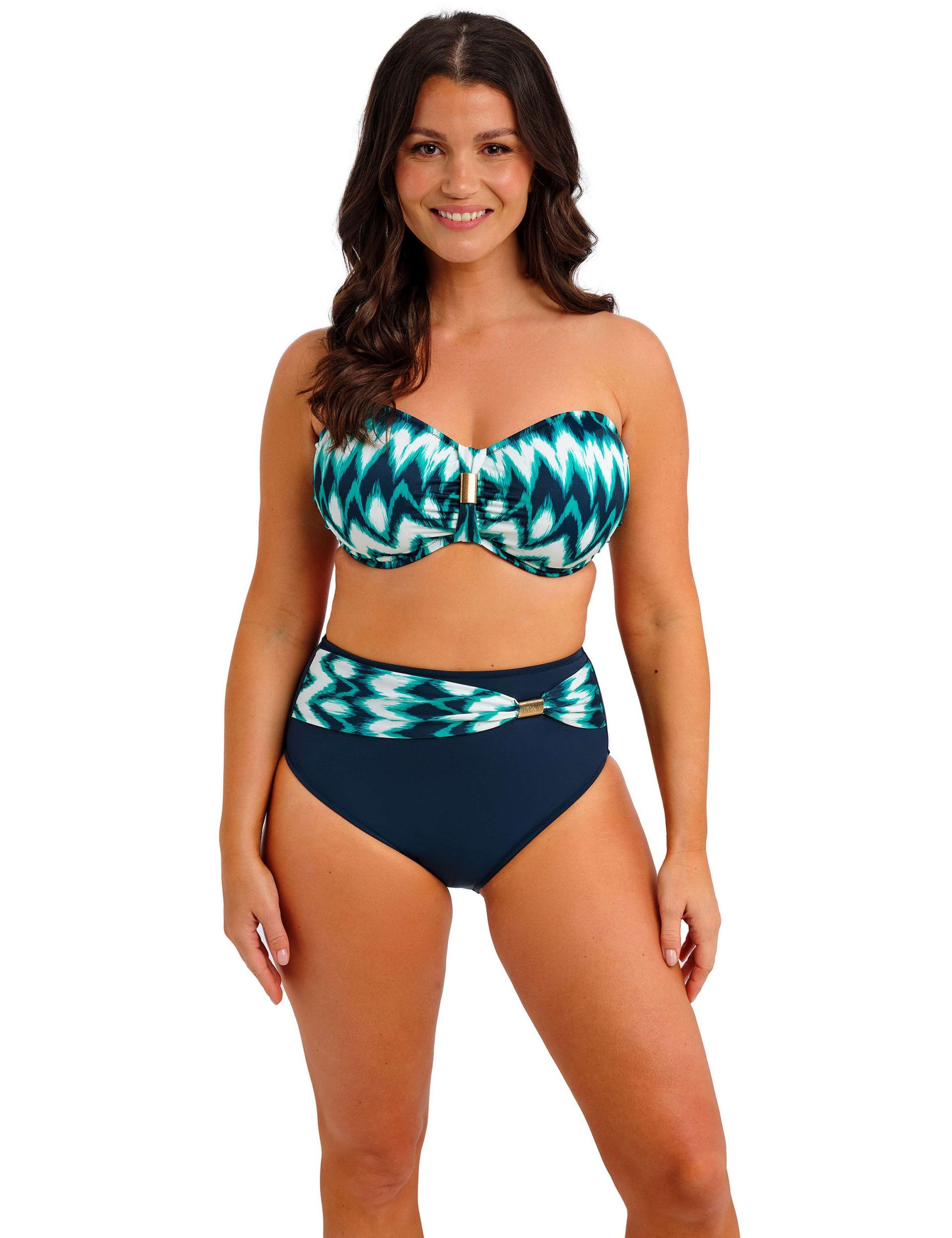 Sabana Printed High Waisted Bikini Bottoms 4 of 7