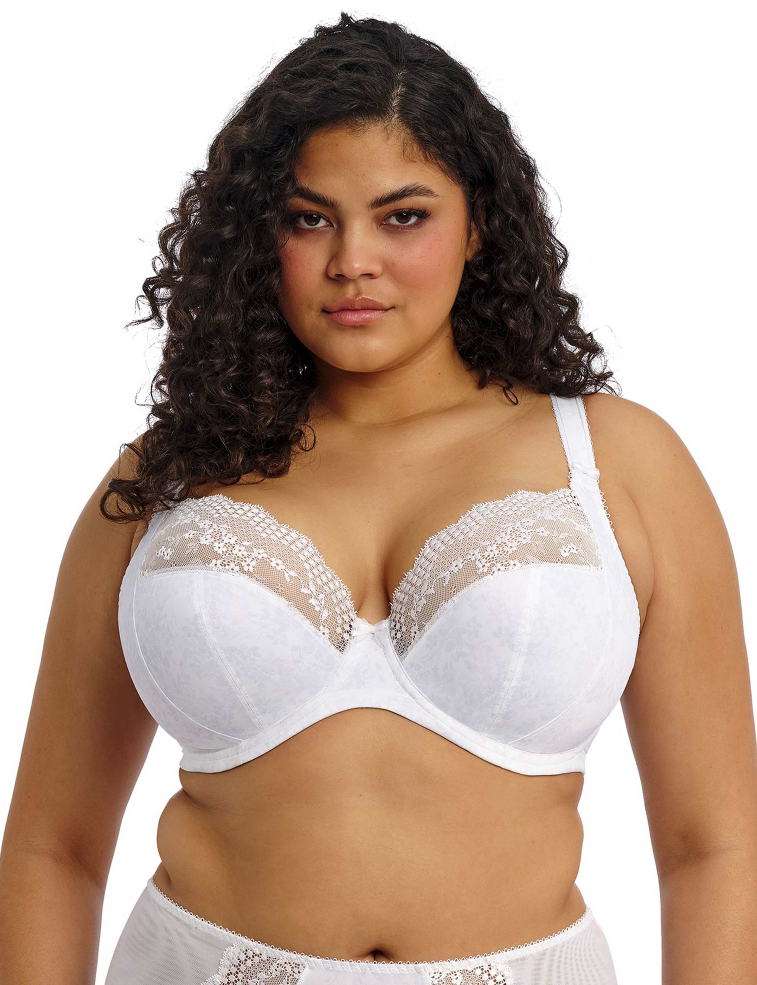 Lucie Mesh Lace Wired Plunge Bra (DD-JJ) 3 of 4