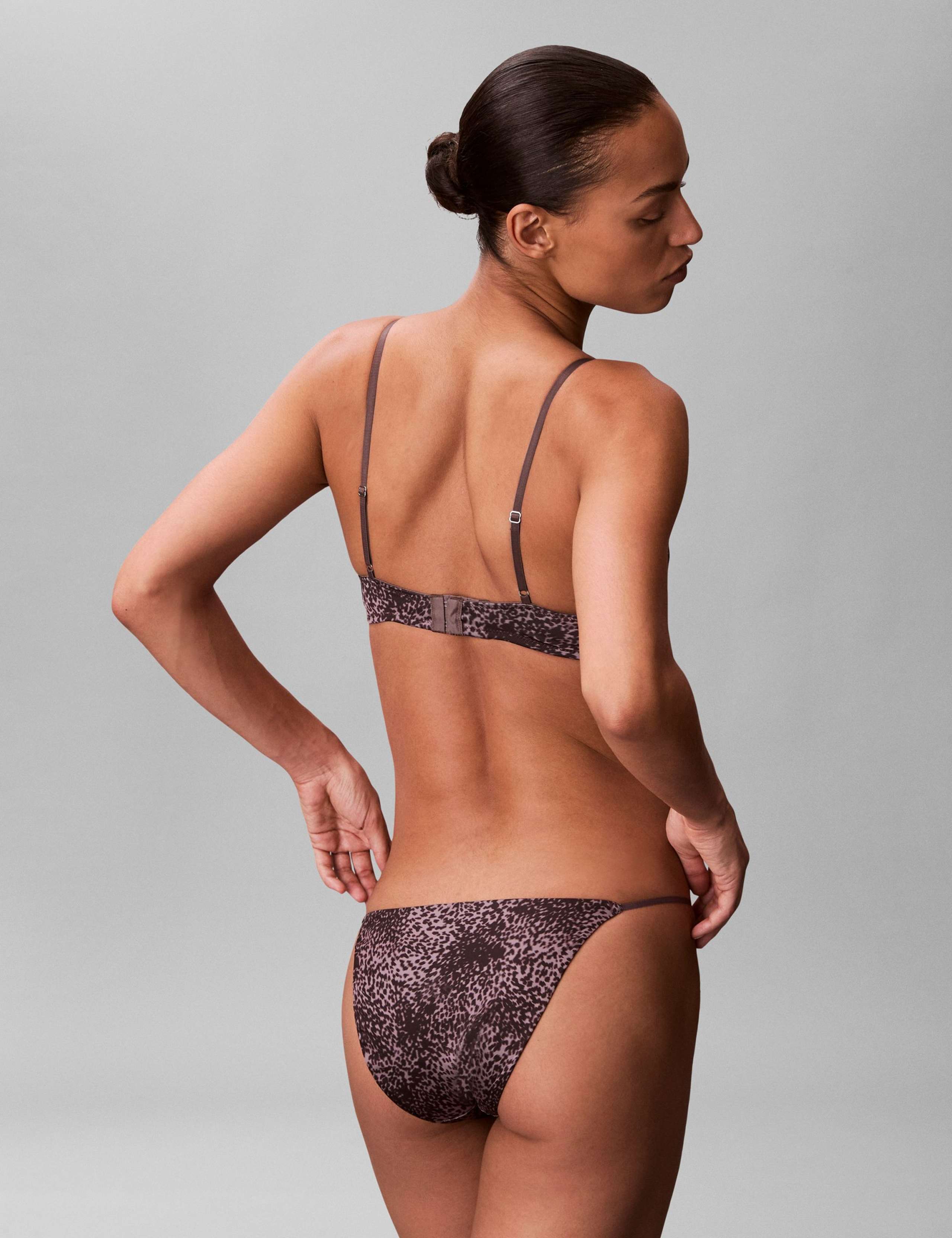 Signature Satin Animal Tanga Brazilian Knickers 3 of 6