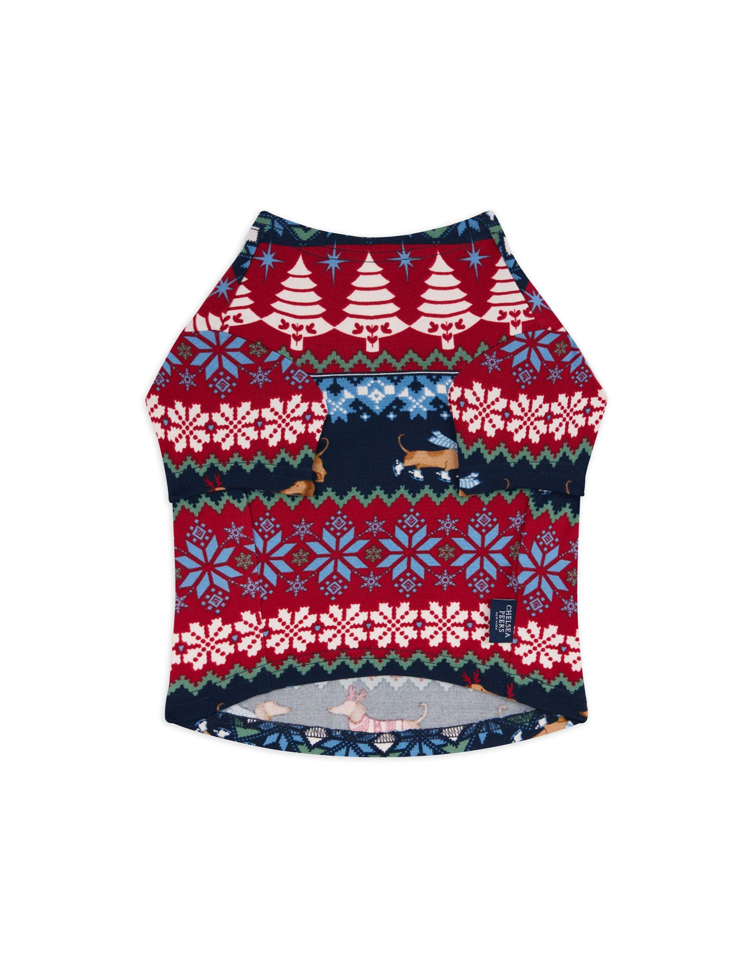 Pet Christmas Fair Isle Pyjama T-Shirt 3 of 4