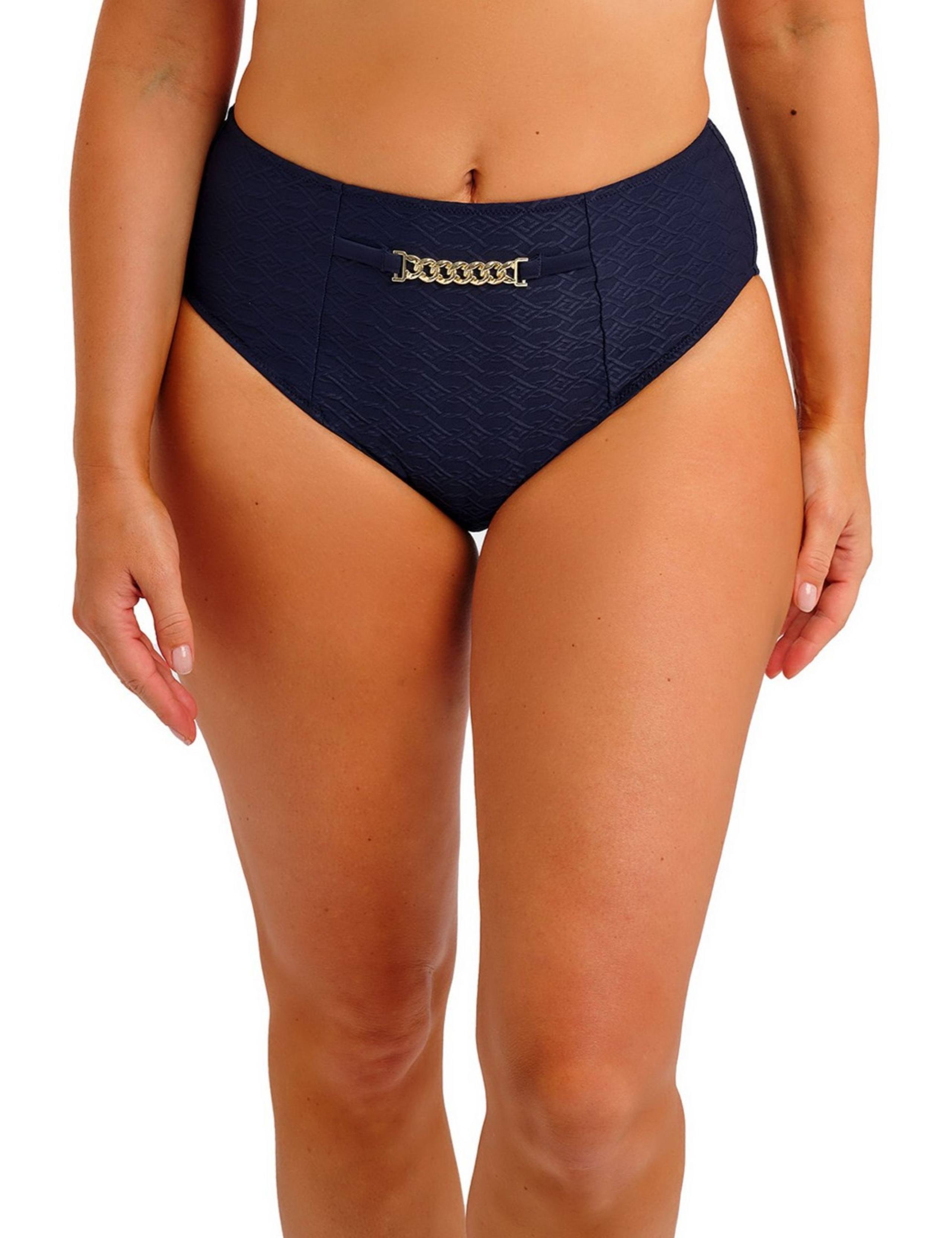 Azores Textured High Waisted Bikini Bottoms 3 of 5