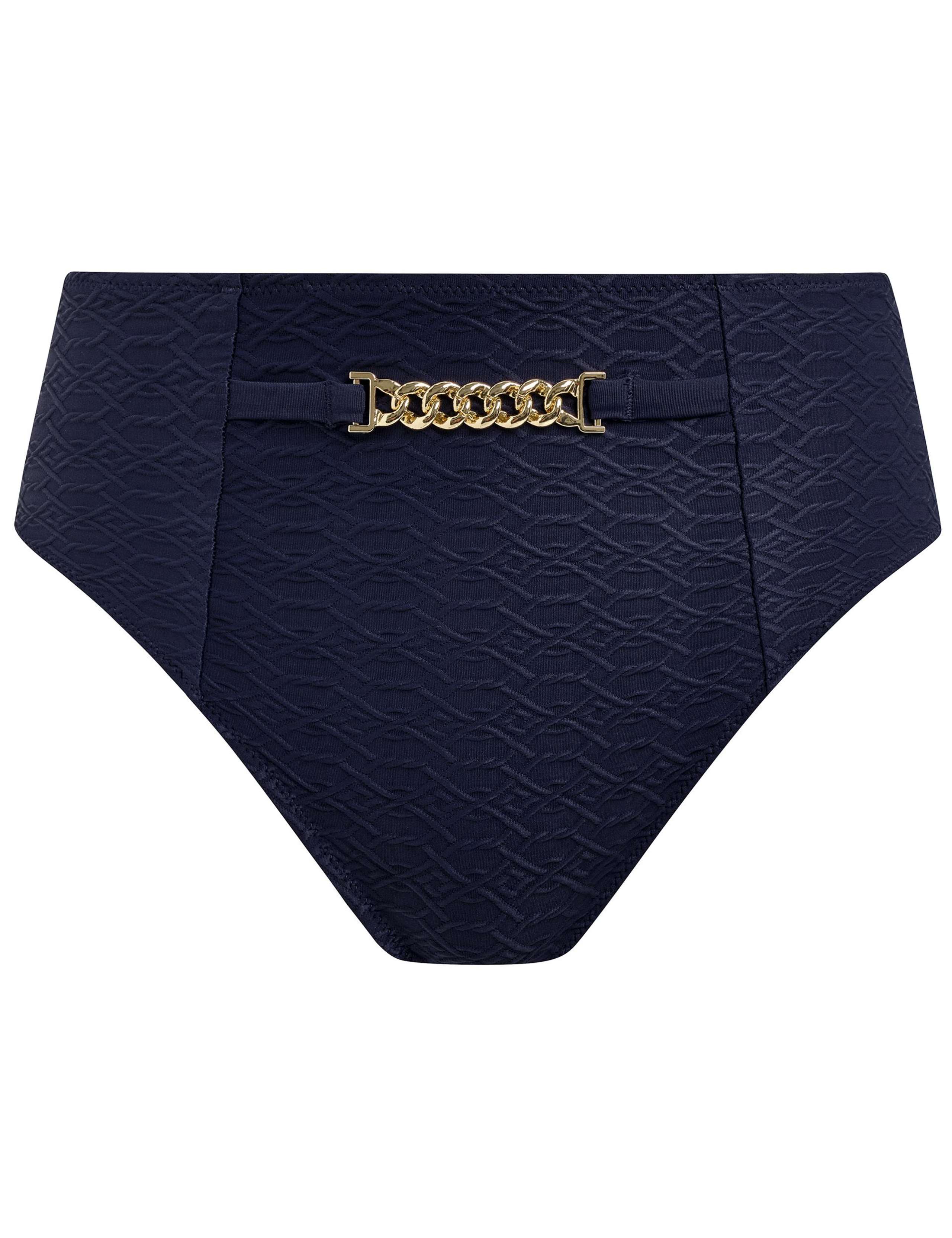 Azores Textured High Waisted Bikini Bottoms 2 of 5