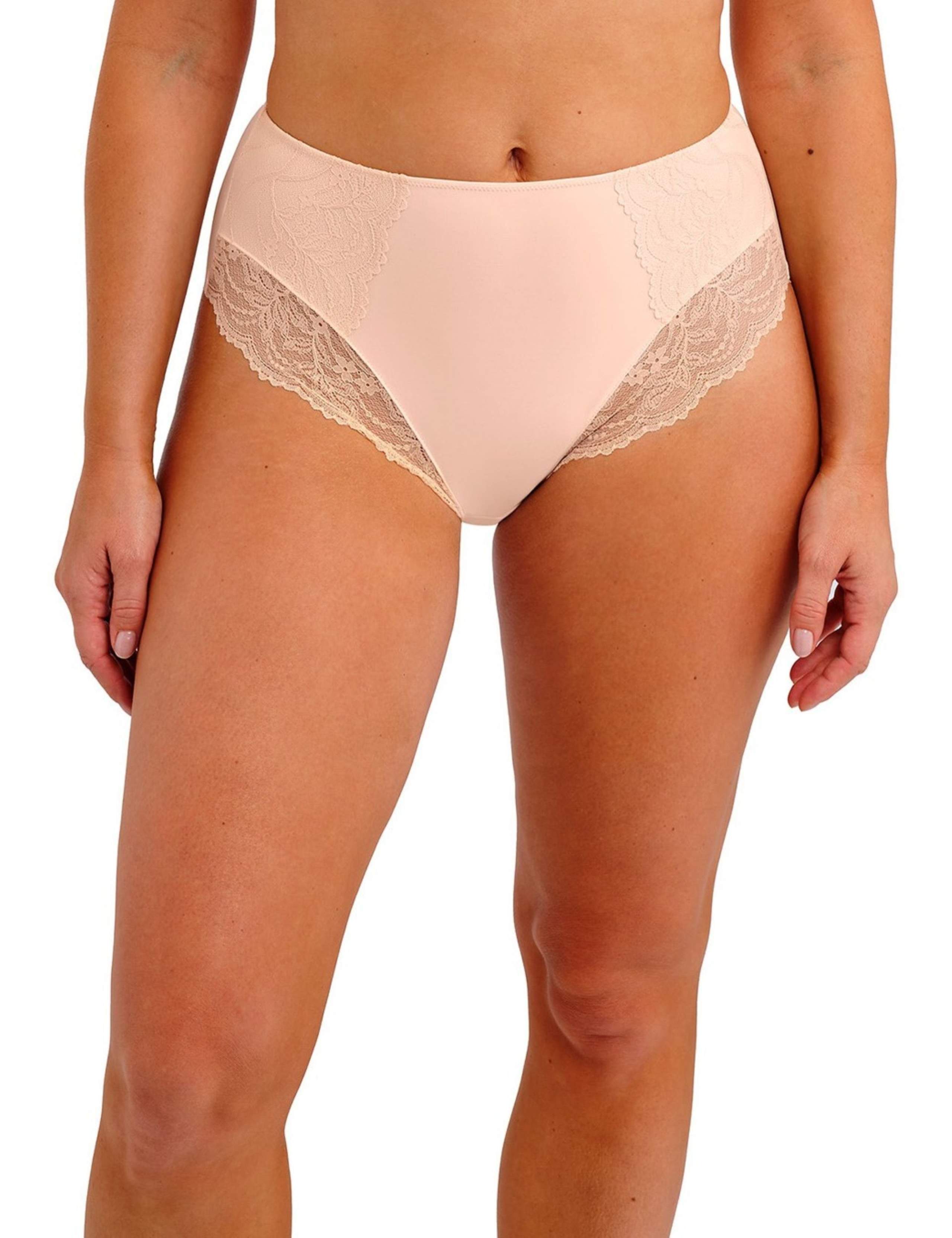 Cesile Microfibre With Lace Full Briefs 1 of 6