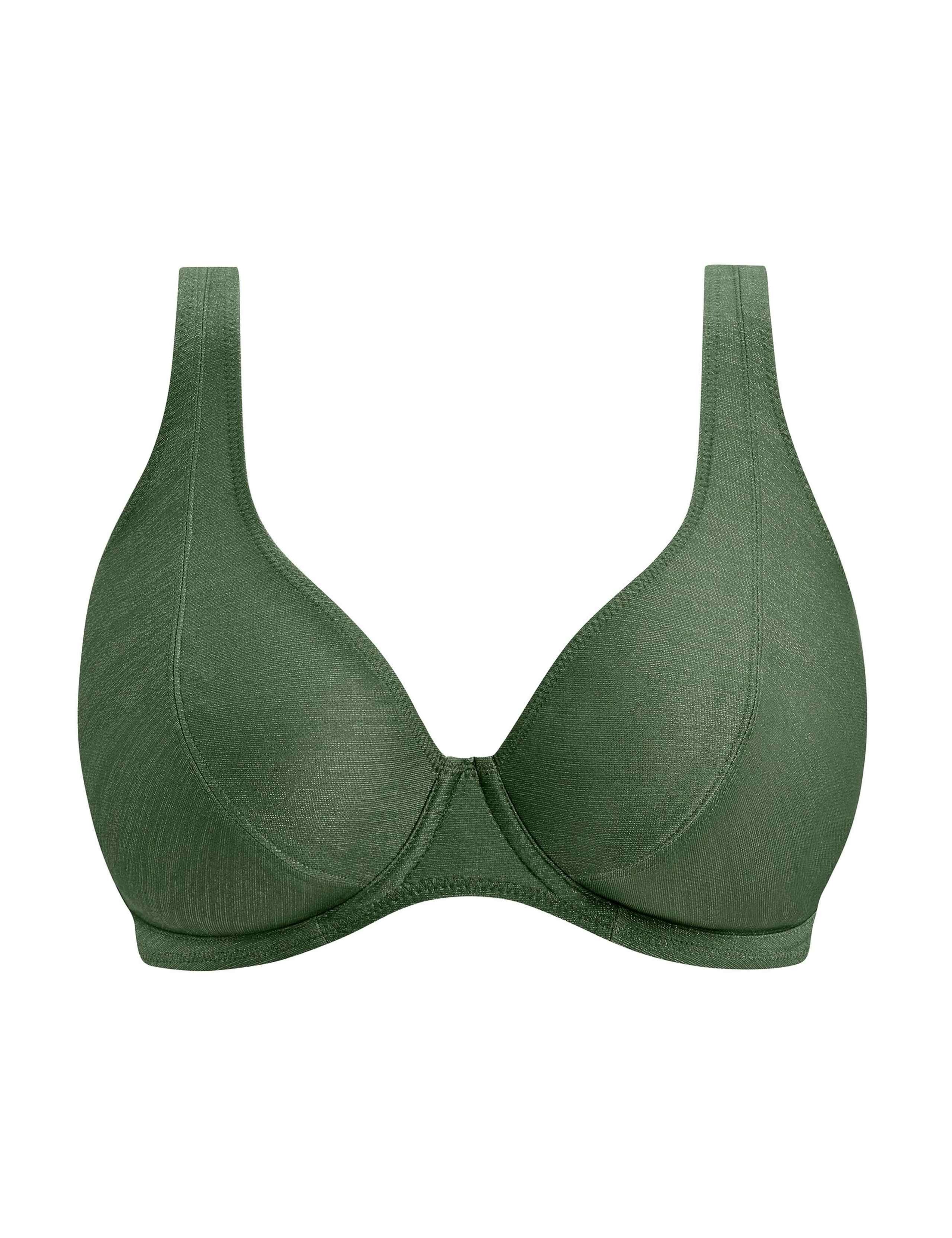 Arizona Wave Metallic Wired Plunge Bikini Top (D-J) 2 of 7