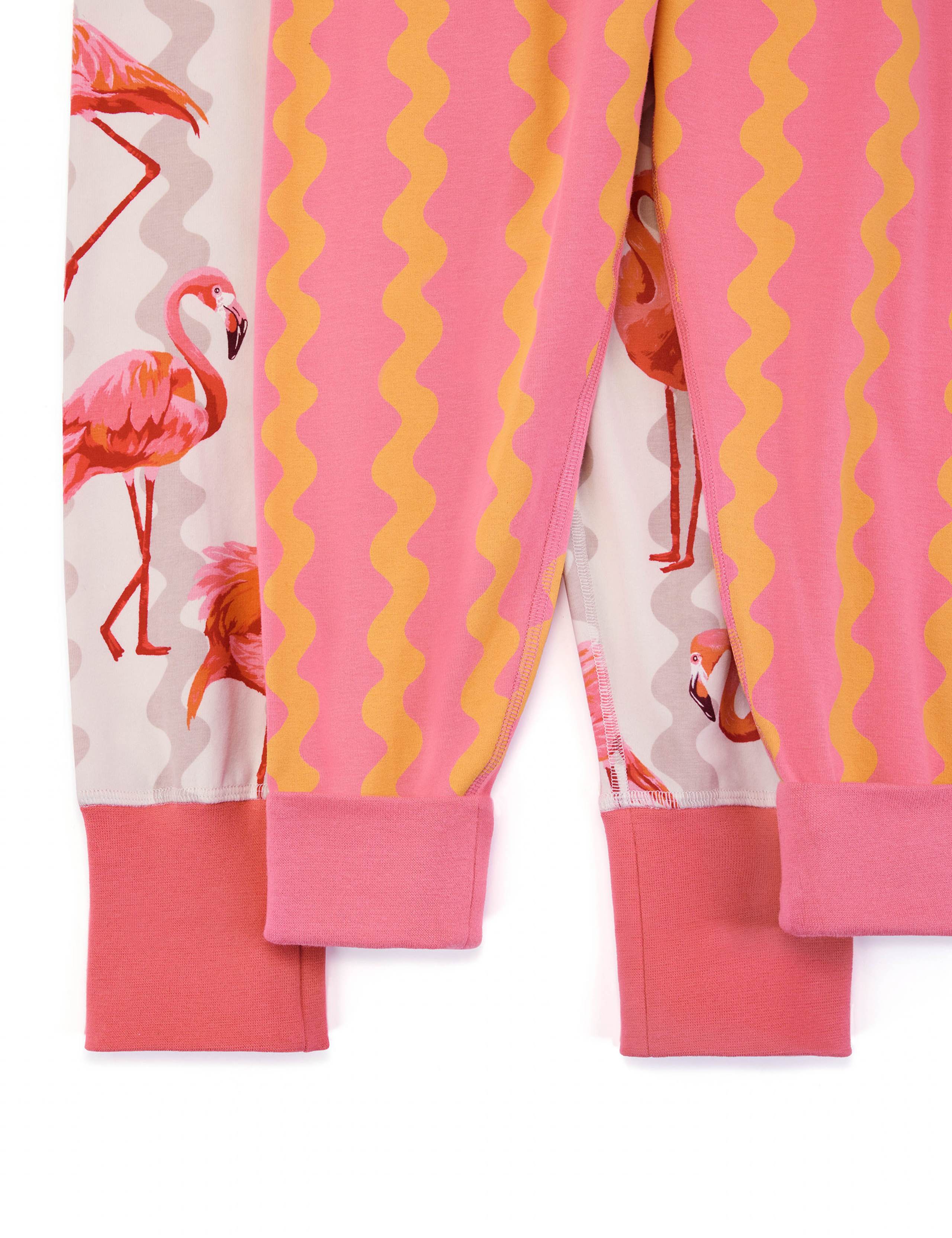 2 Pack Cotton Rich Flamingo Pyjama Sets (1-12 Yrs) 8 of 9