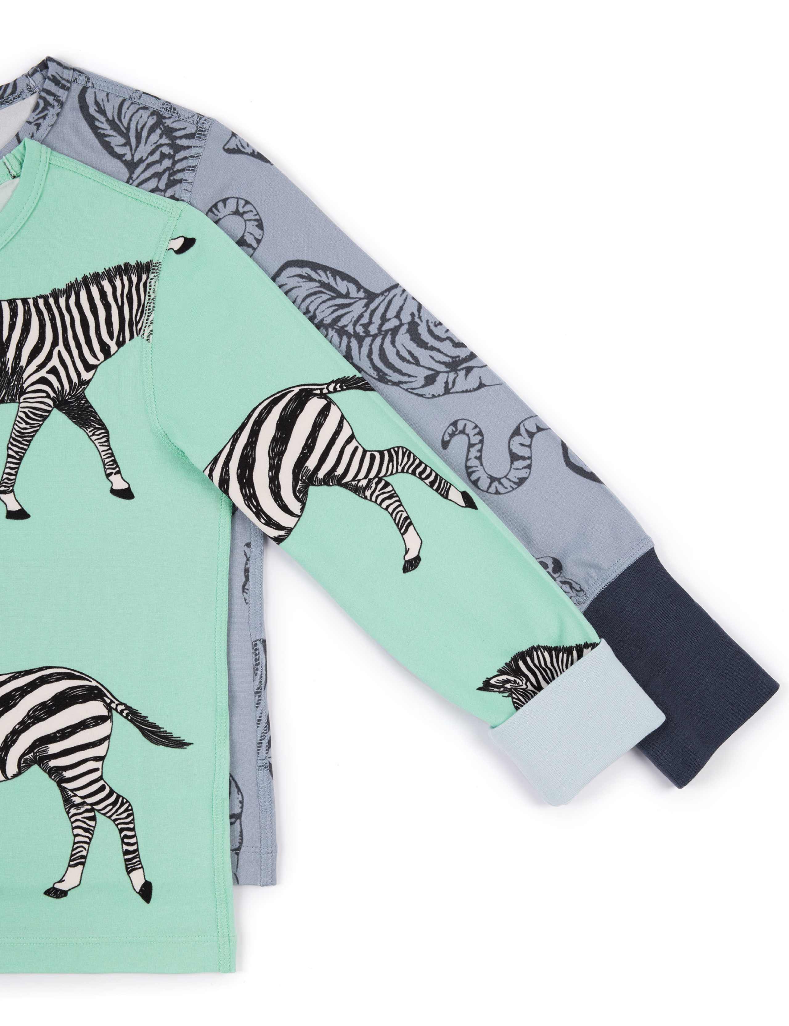 2 Pack Animal Print Pyjama Sets (1-12 Yrs) 5 of 6