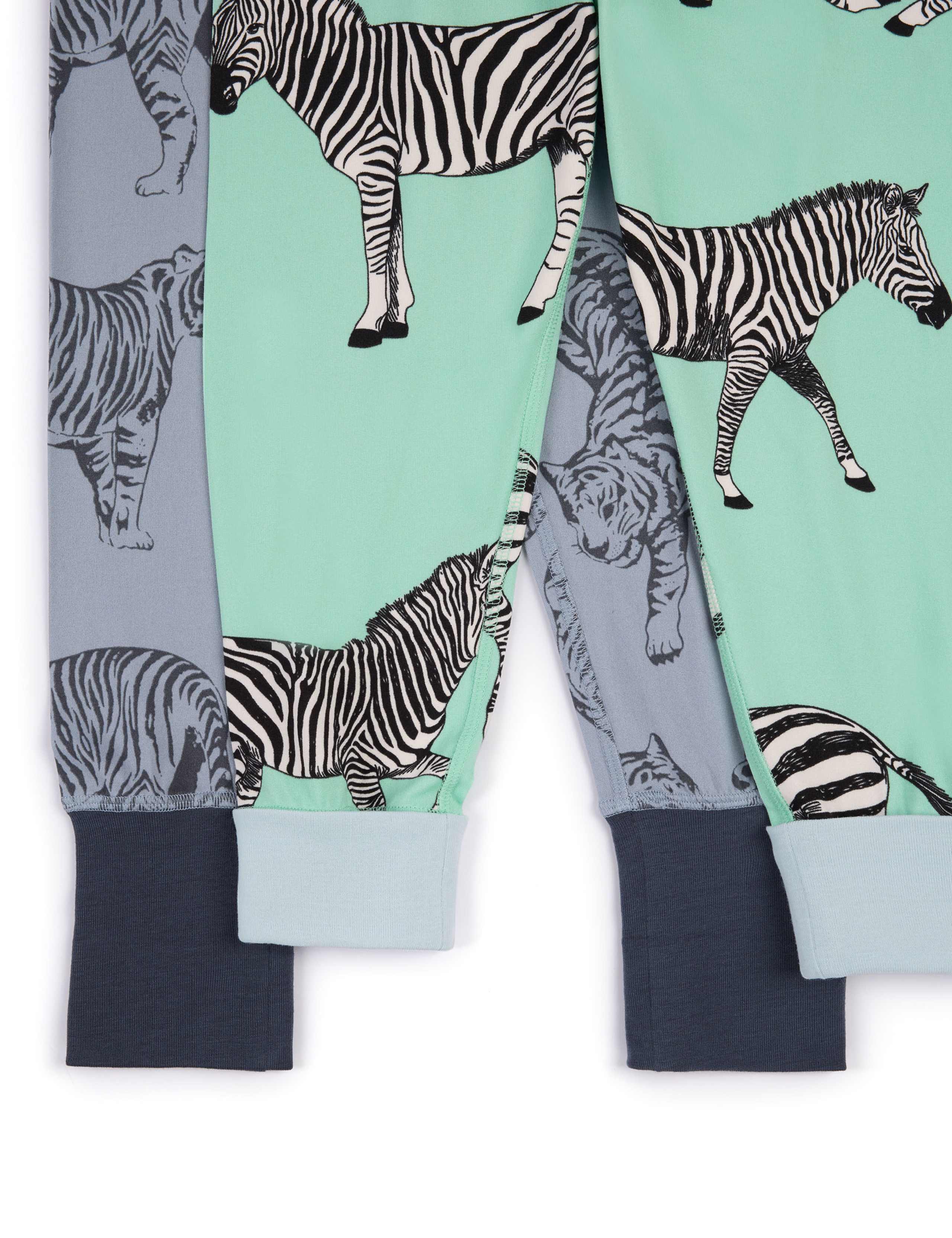 2 Pack Animal Print Pyjama Sets (1-12 Yrs) 6 of 6