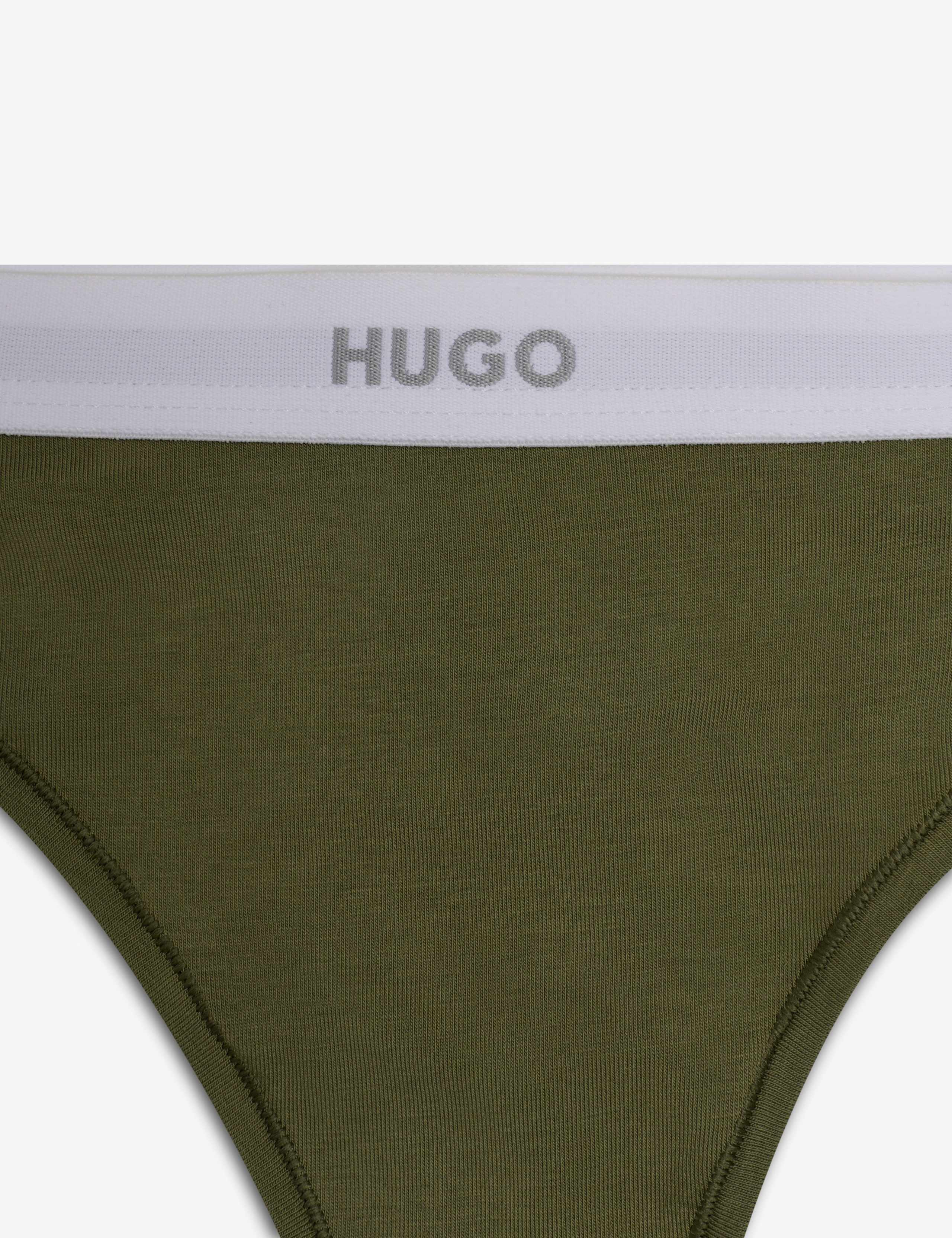 Cotton Rich High Rise Thong 2 of 2