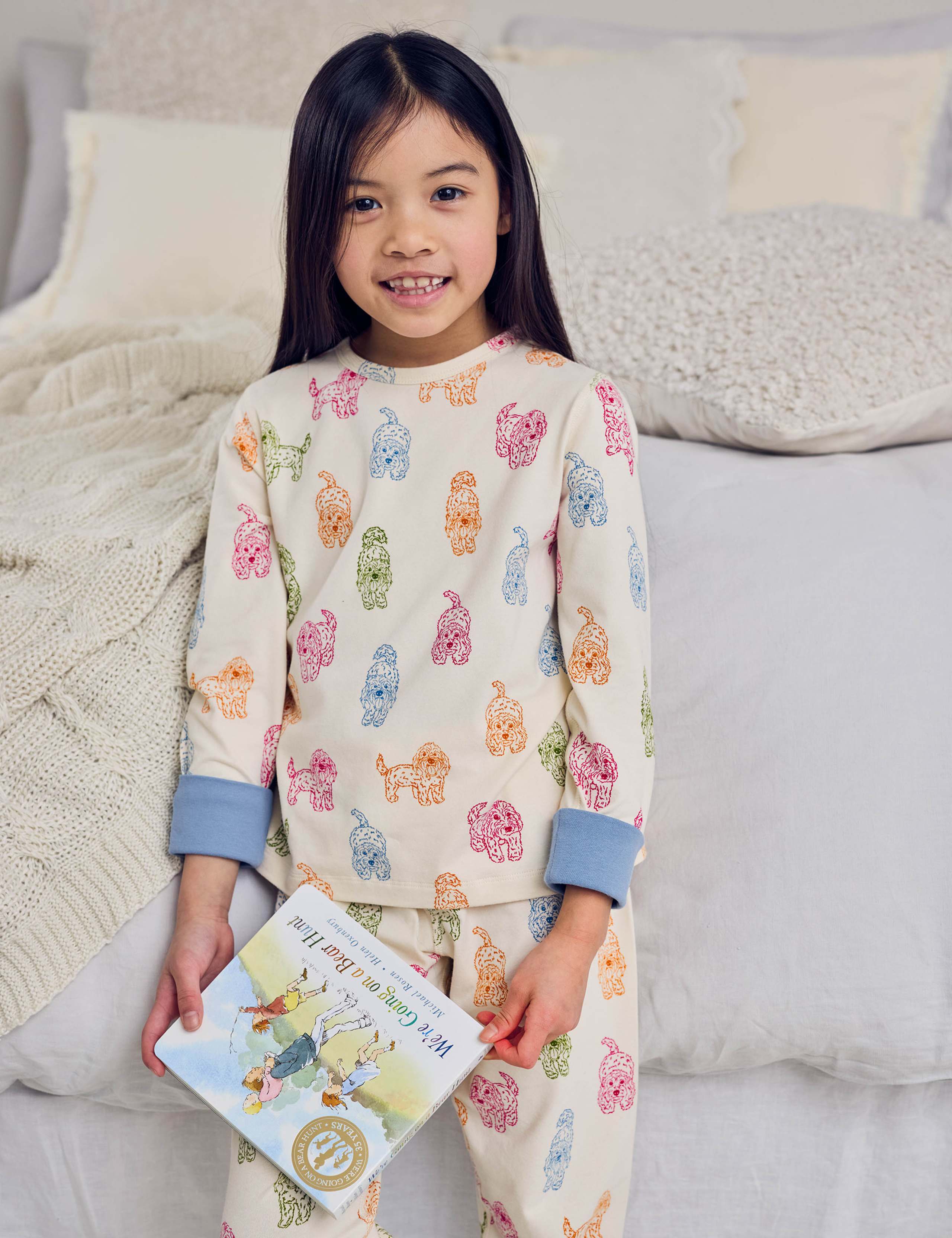 Cotton Rich Dog Print Pyjamas (1-12 Yrs) 4 of 7