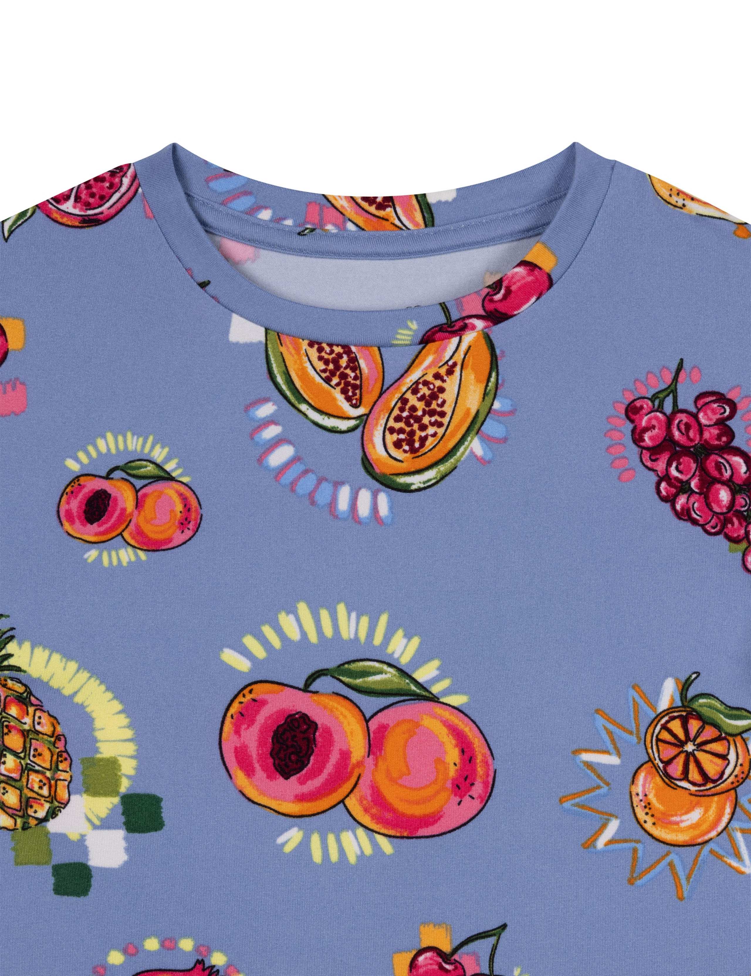 Cotton Rich Fruit Print Pyjamas (1-12 Yrs) 6 of 7