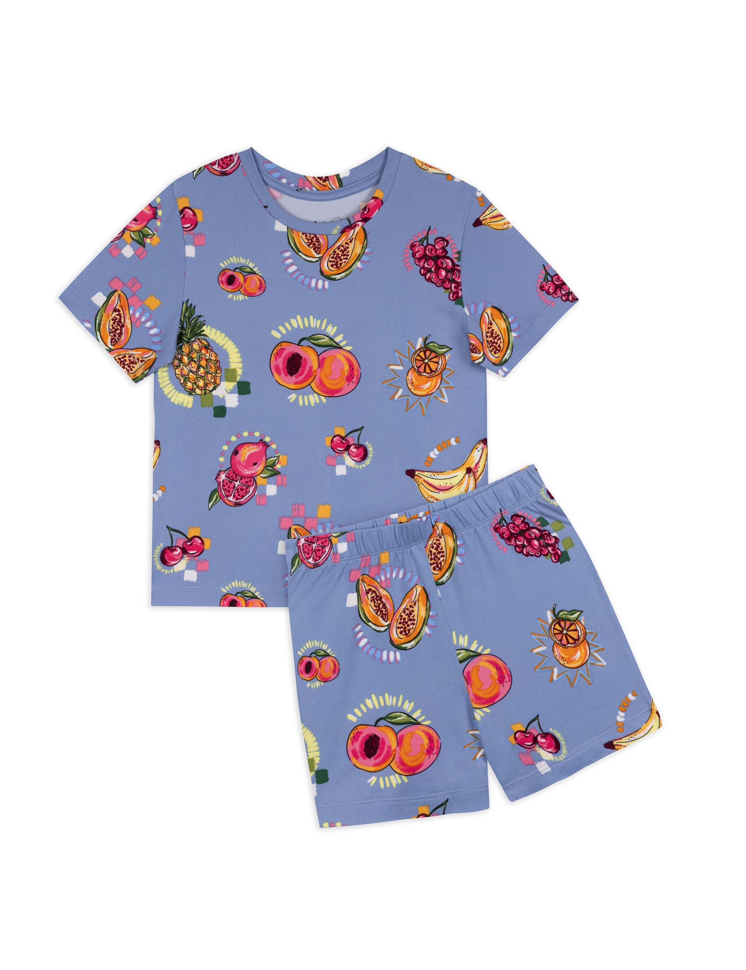 Cotton Rich Fruit Print Pyjamas (1-12 Yrs) 7 of 7
