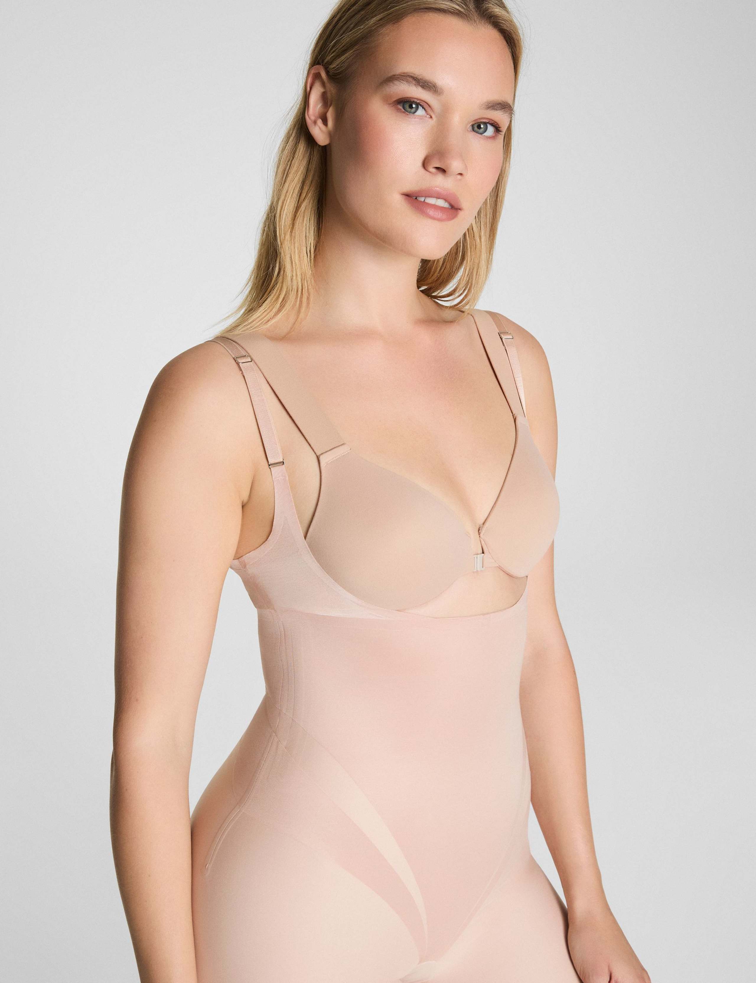 SPANXsupersculpt™ Transform Open Bust Mid Thigh Bodysuit 5 of 6