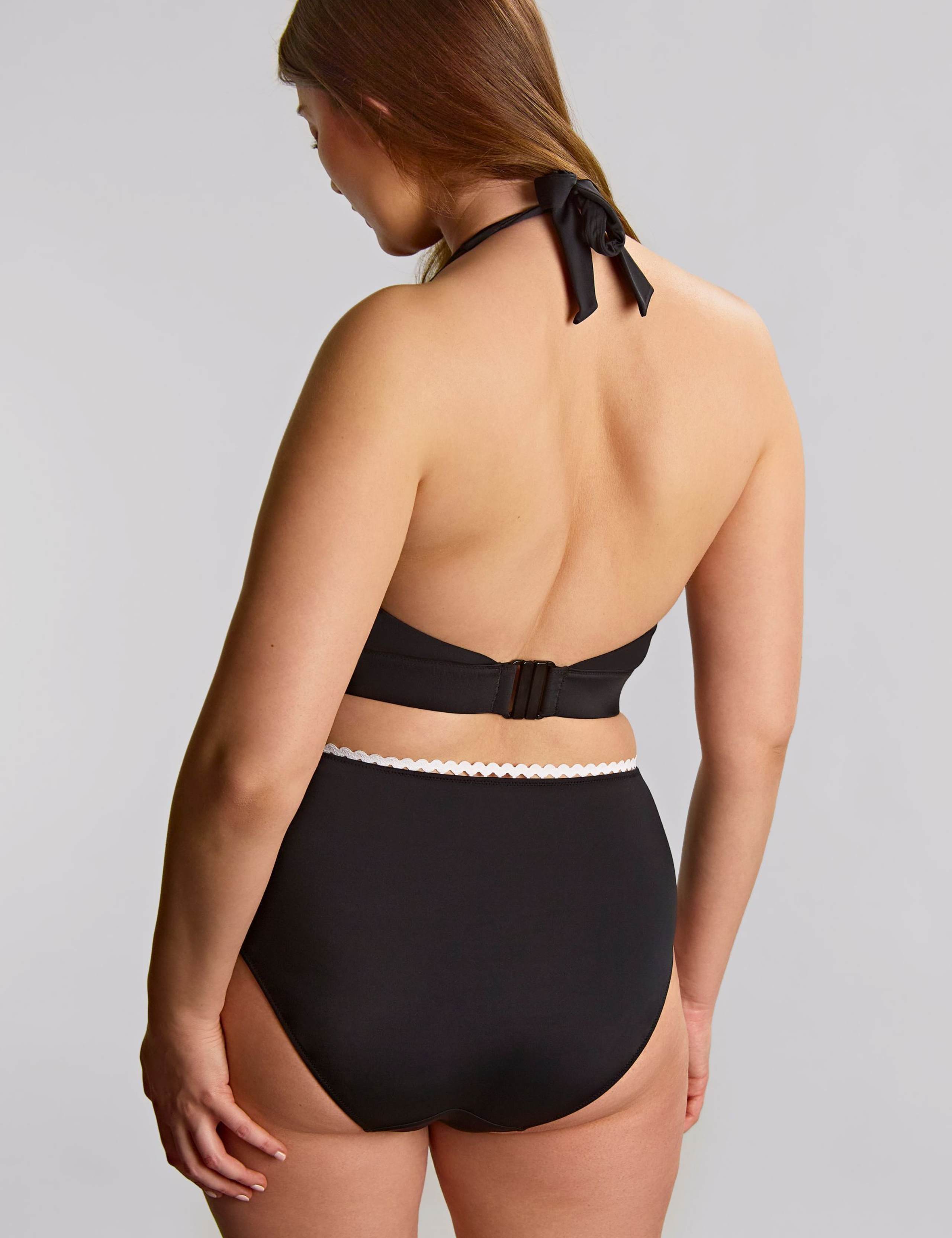 Ric Rac Trim Halterneck Plunge Bikini Top 4 of 4