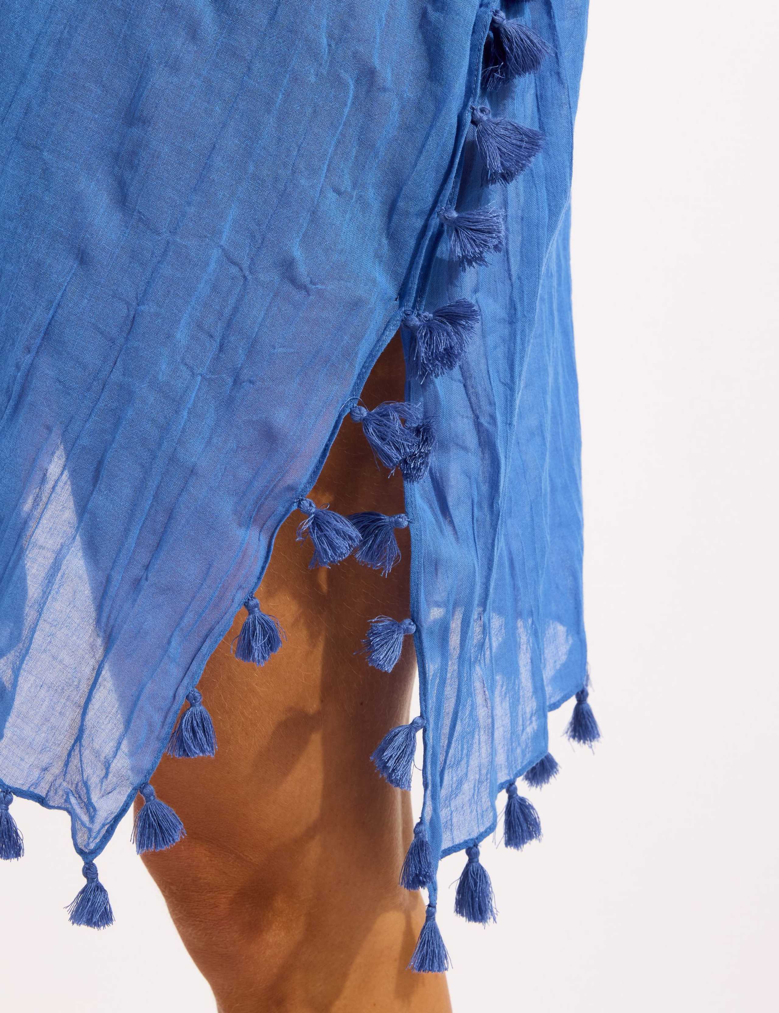 Amnesia Tassel Beach Cover Up Kaftan 4 of 4