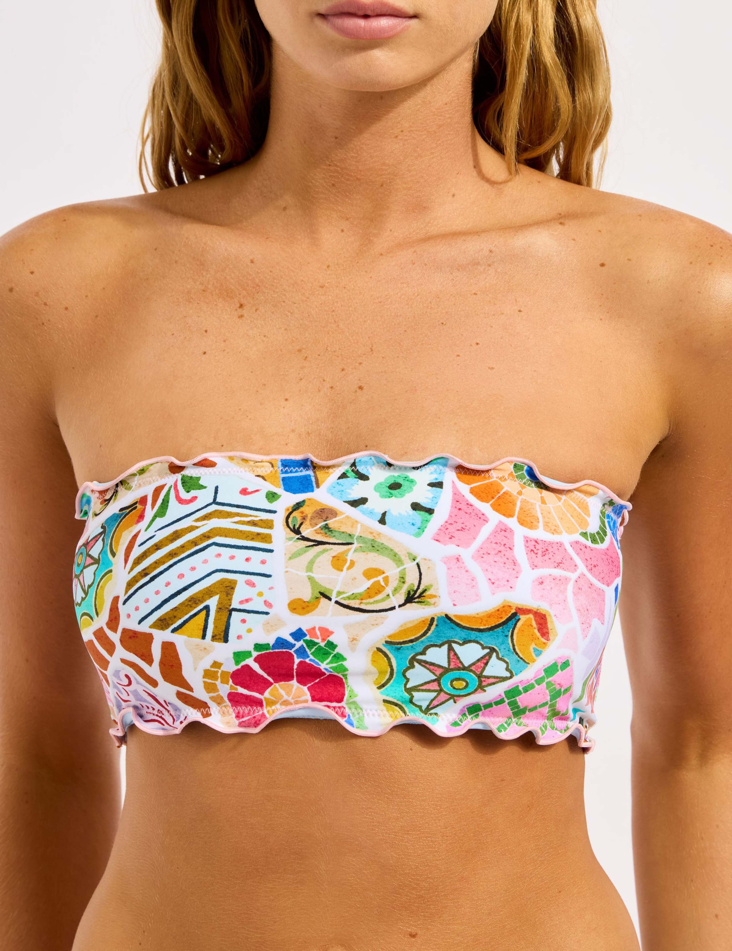 BeachBohème Printed Bandeau Bikini Top 4 of 4