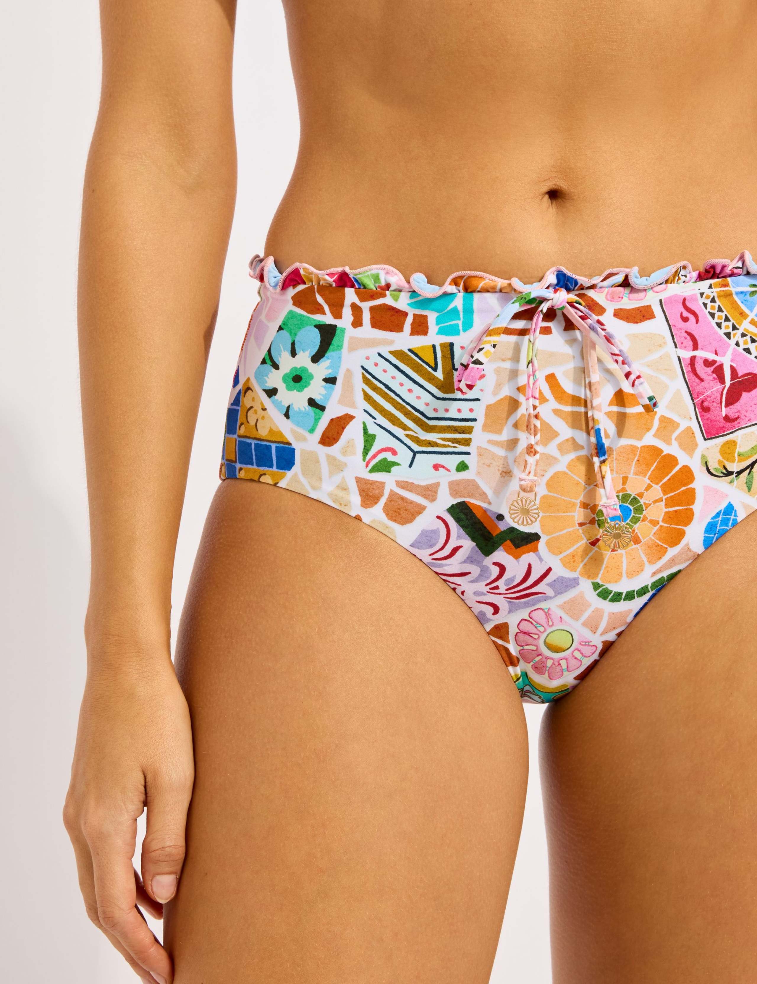 BeachBohème Print High Waisted Bikini Bottoms 4 of 4