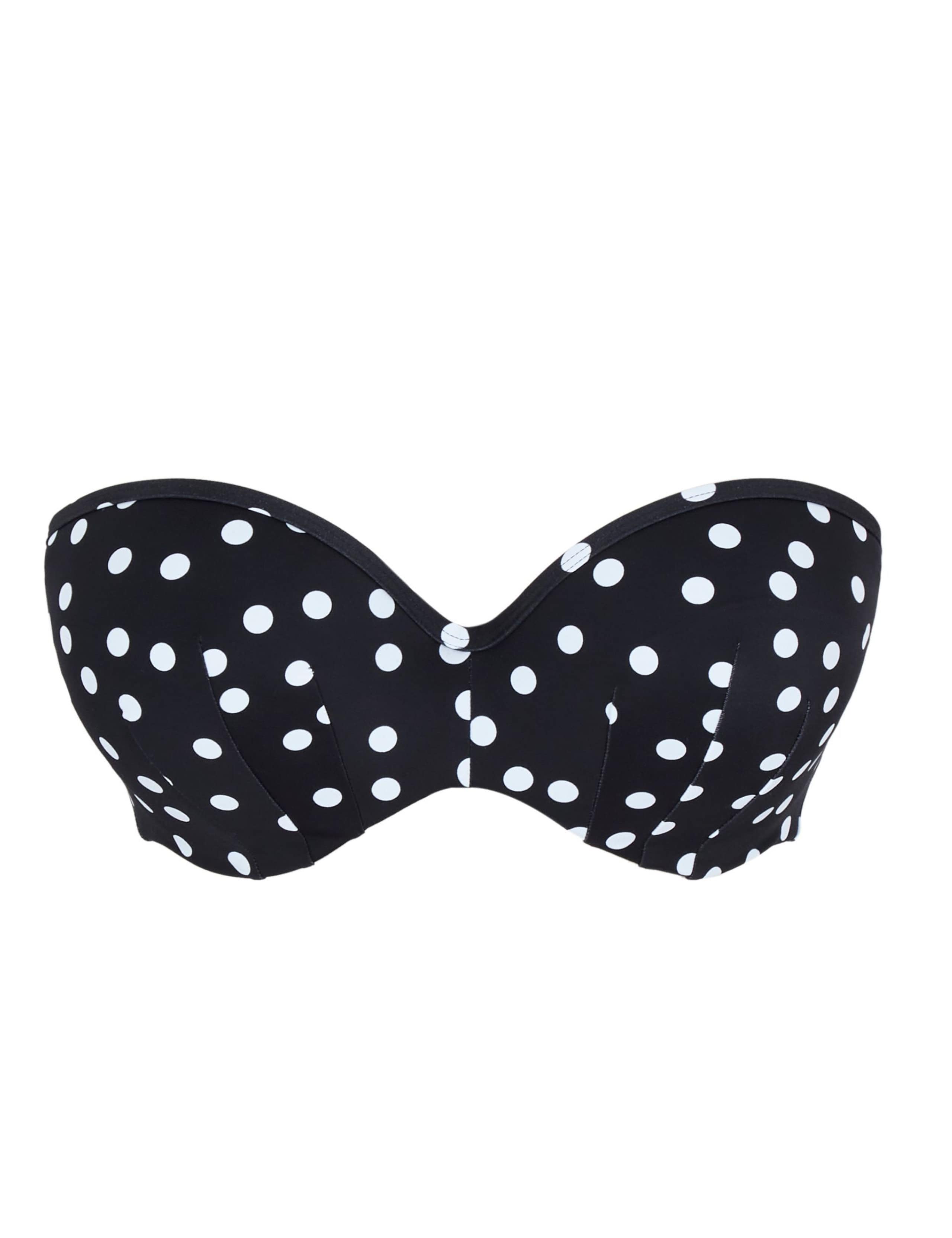 Polka Dot Bandeau Bikini Top (D-H) 2 of 7