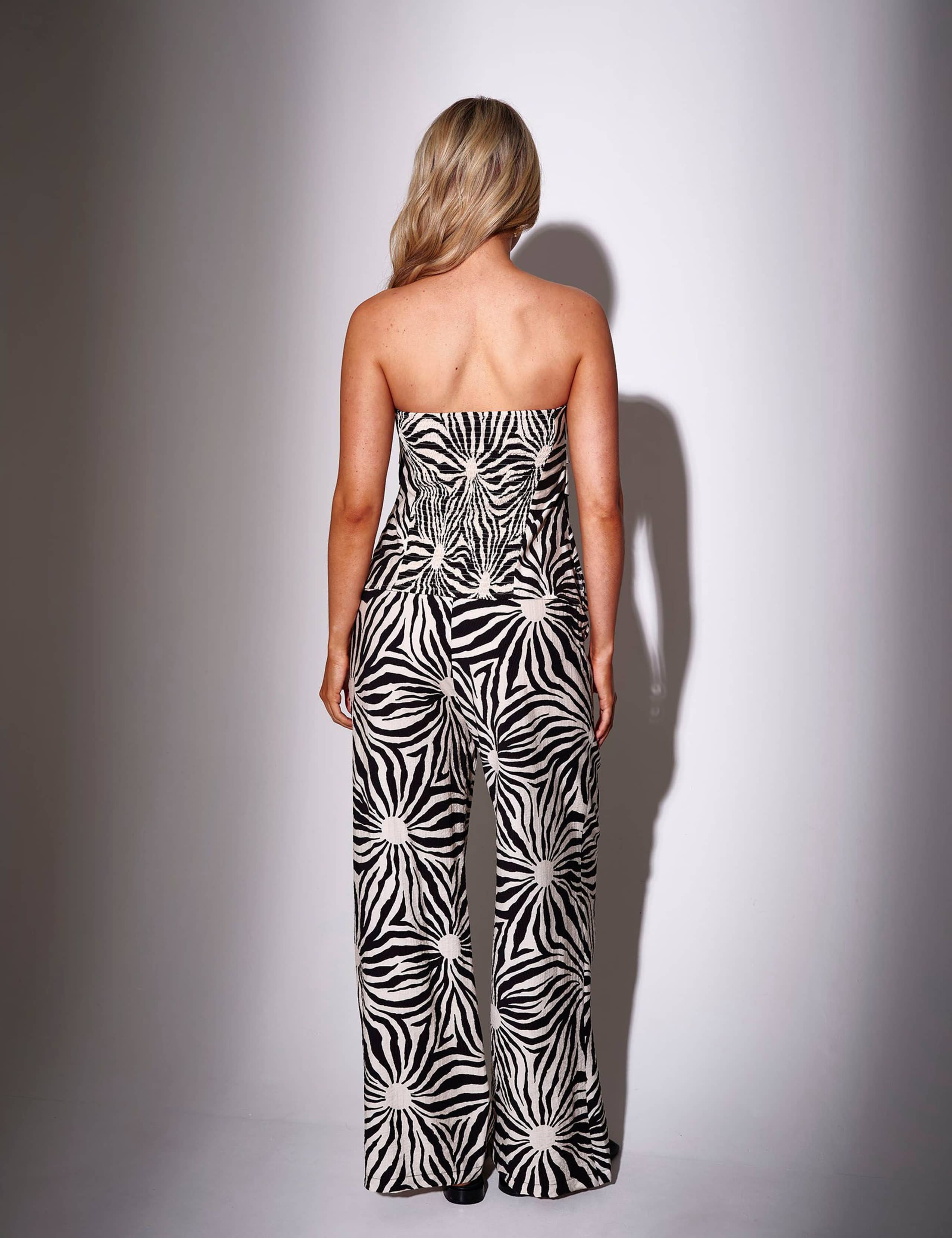 Sun Print Wide Leg Beach Trousers 6 of 6