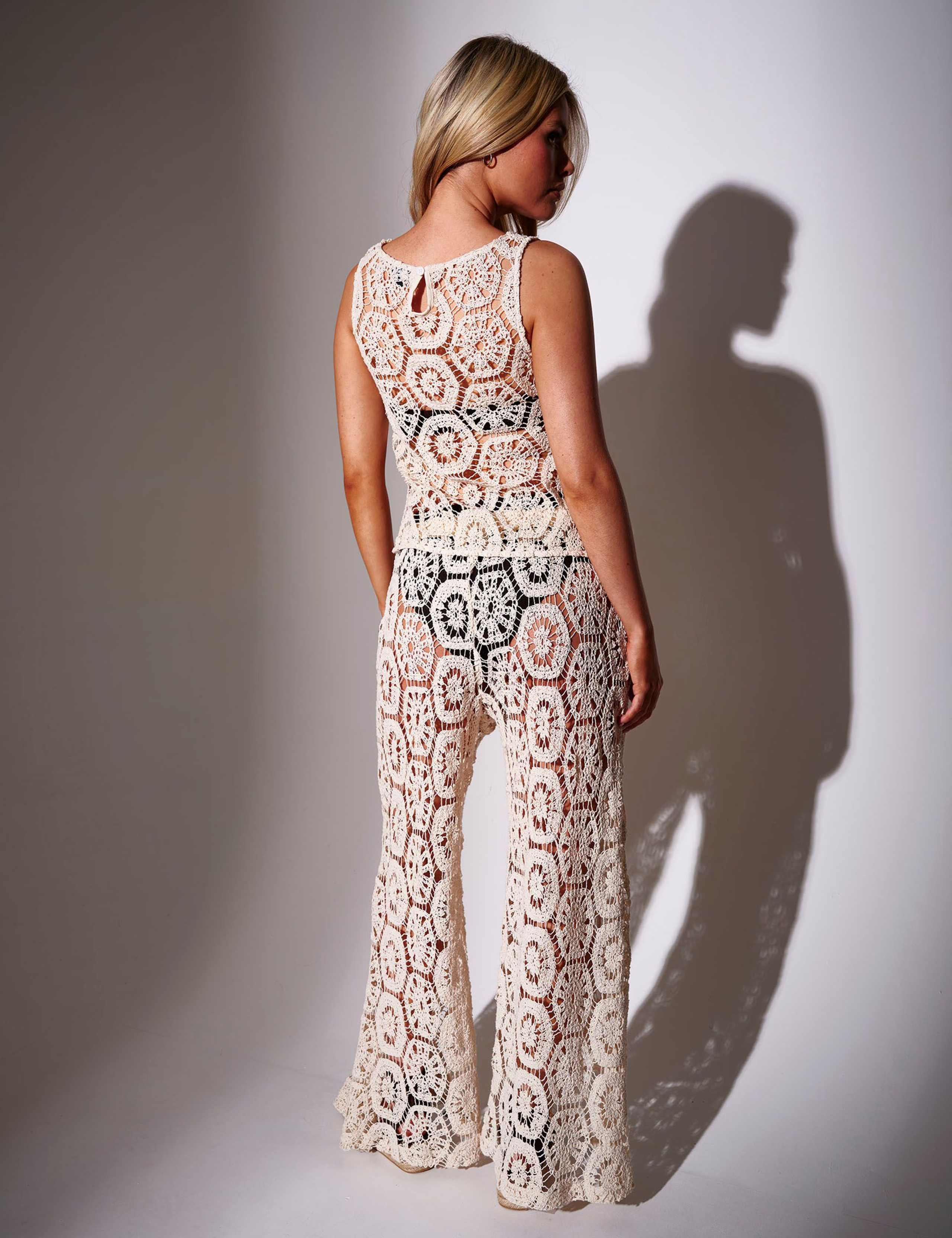 Cotton Rich Crochet-Style Top 3 of 3